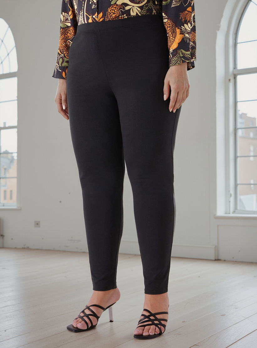 ليقنز للمقاسات الكبيرة بخصر مرن وطول كامل من أولا بوبكن-women-clothing-bottoms-leggings-image-1
