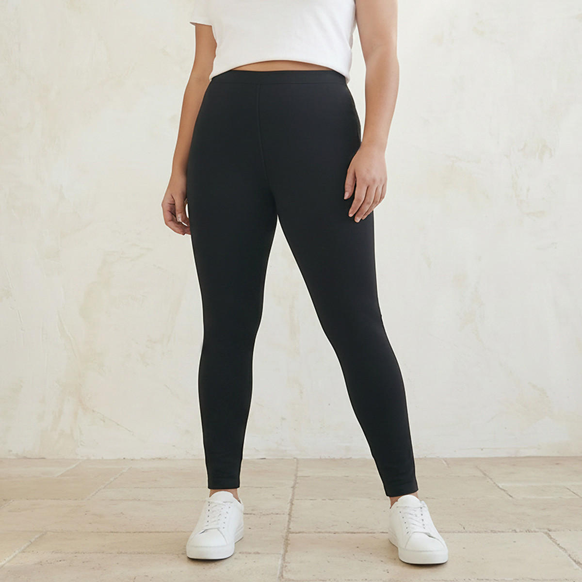 بنطلون ليقنز أولا بوبكن مقاس كبير بخصر مطاطي -women-clothing-leggings-image-1