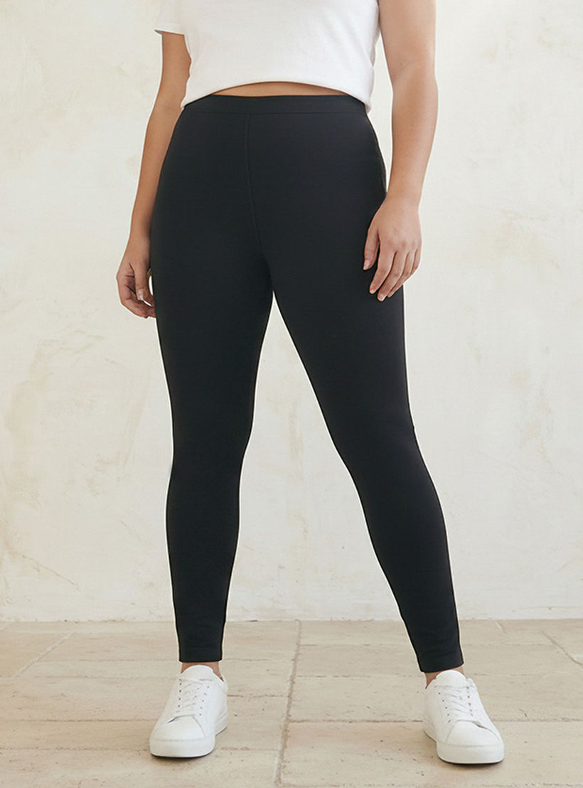 بنطلون ليقنز أولا بوبكن مقاس كبير بخصر مطاطي -women-clothing-leggings-image-1