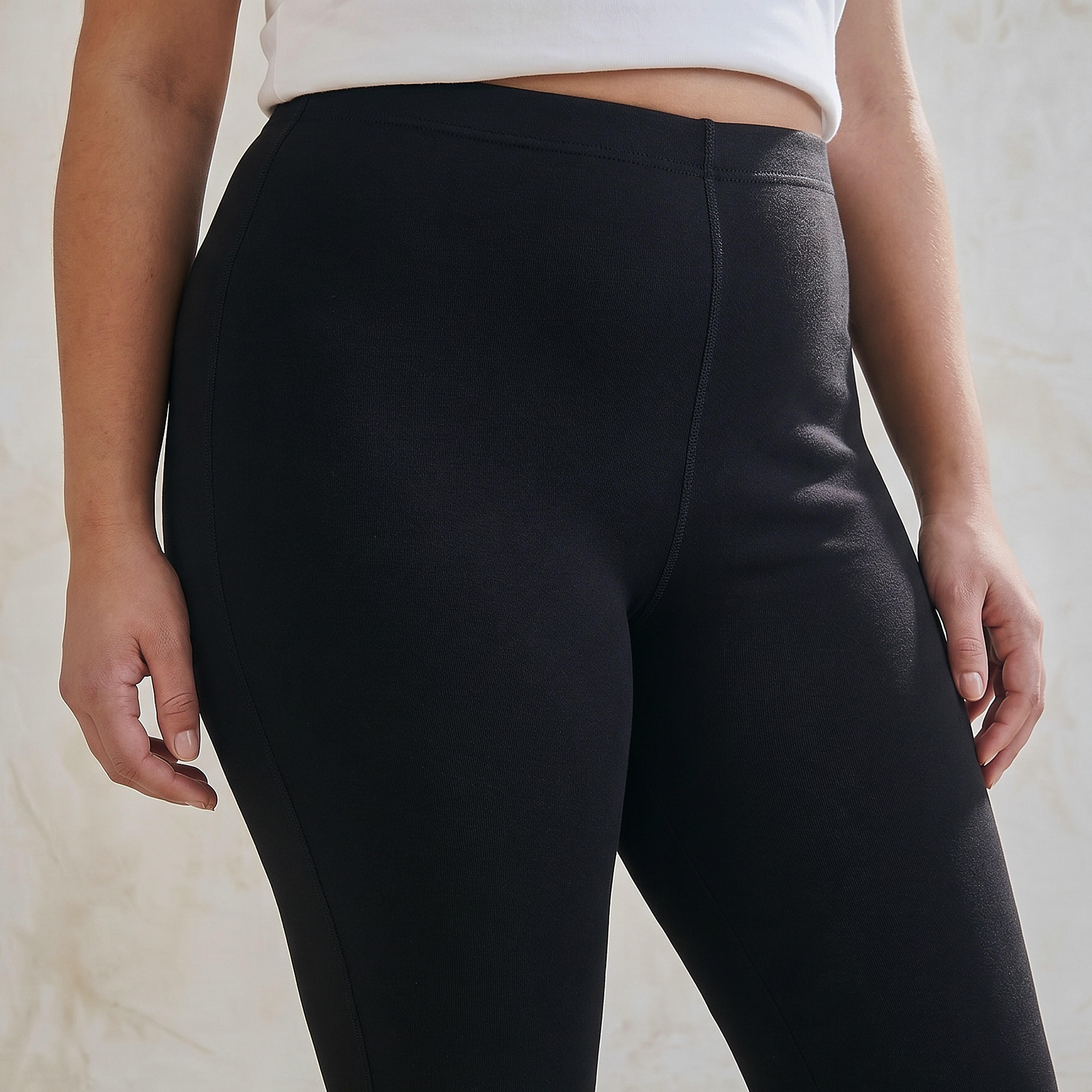 بنطلون ليقنز أولا بوبكن مقاس كبير بخصر مطاطي -women-clothing-leggings-image-2
