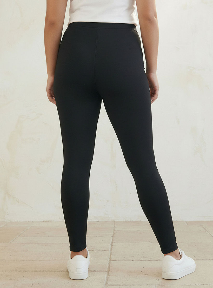 بنطلون ليقنز أولا بوبكن مقاس كبير بخصر مطاطي -women-clothing-leggings-image-4