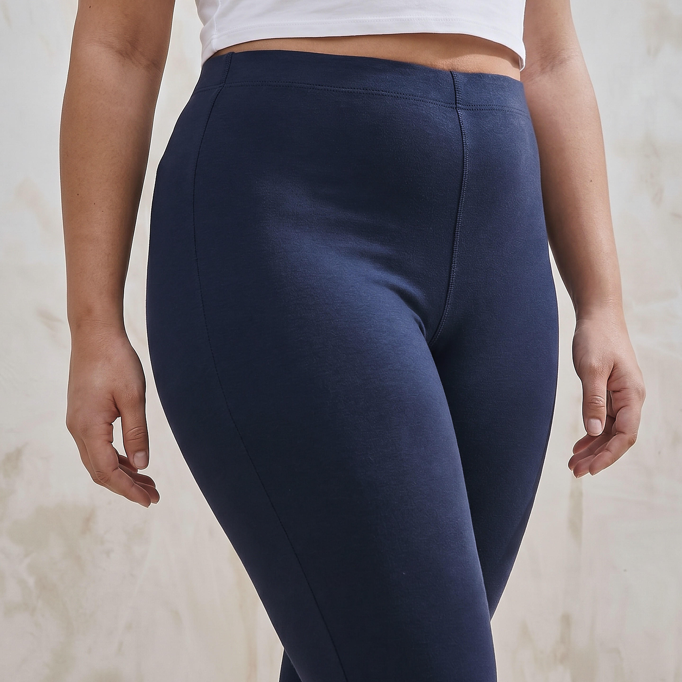 بنطلون ليقنز أولا بوبكن مقاس كبير بخصر مطاطي -women-clothing-leggings-image-2