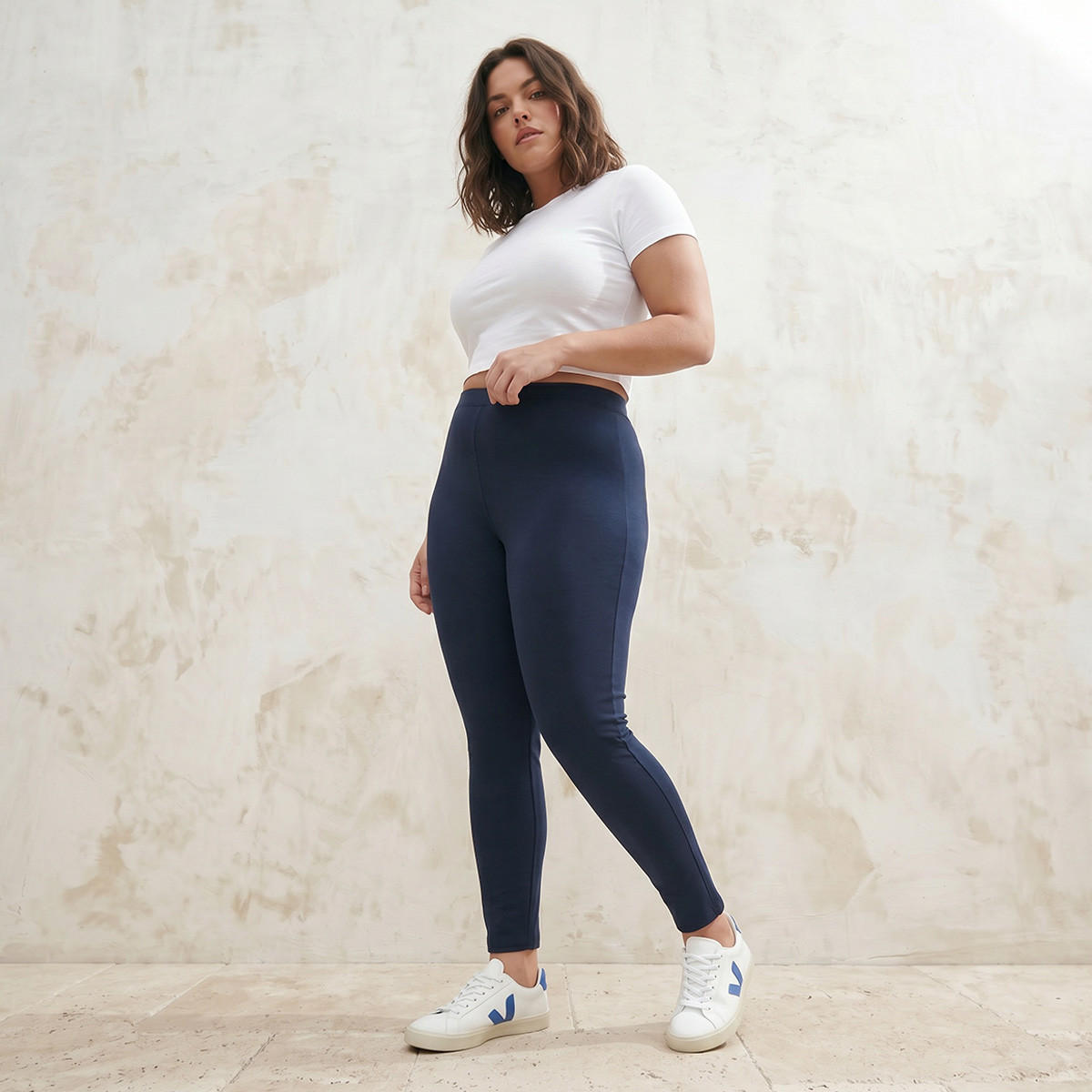 بنطلون ليقنز أولا بوبكن مقاس كبير بخصر مطاطي -women-clothing-leggings-image-3