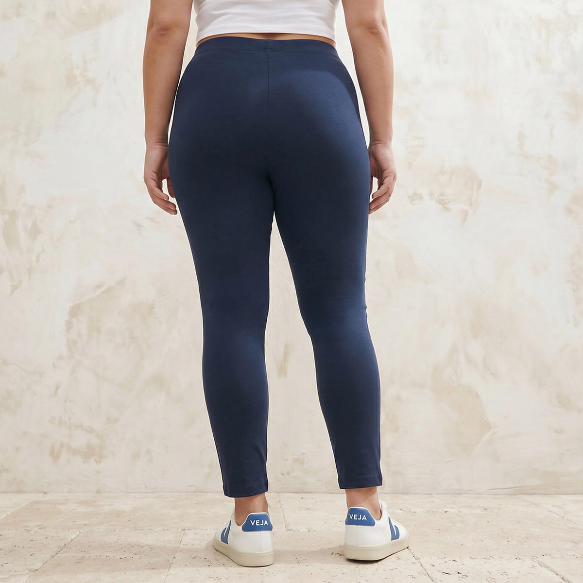 بنطلون ليقنز أولا بوبكن مقاس كبير بخصر مطاطي -women-clothing-leggings-image-4