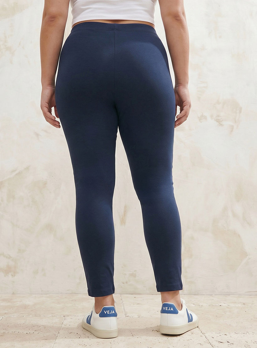 بنطلون ليقنز أولا بوبكن مقاس كبير بخصر مطاطي -women-clothing-leggings-image-4