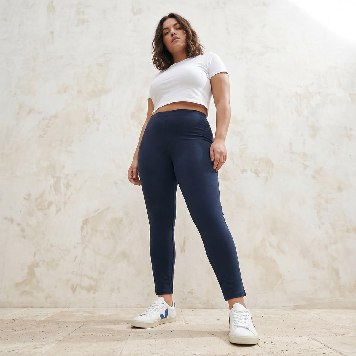 بنطلون ليقنز أولا بوبكن مقاس كبير بخصر مطاطي -women-clothing-leggings-image-5