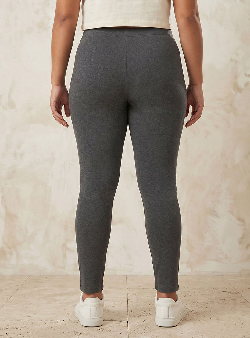 Ulla Popken Plus Elasticated Waist Leggings-women-clothing-leggings-image-4