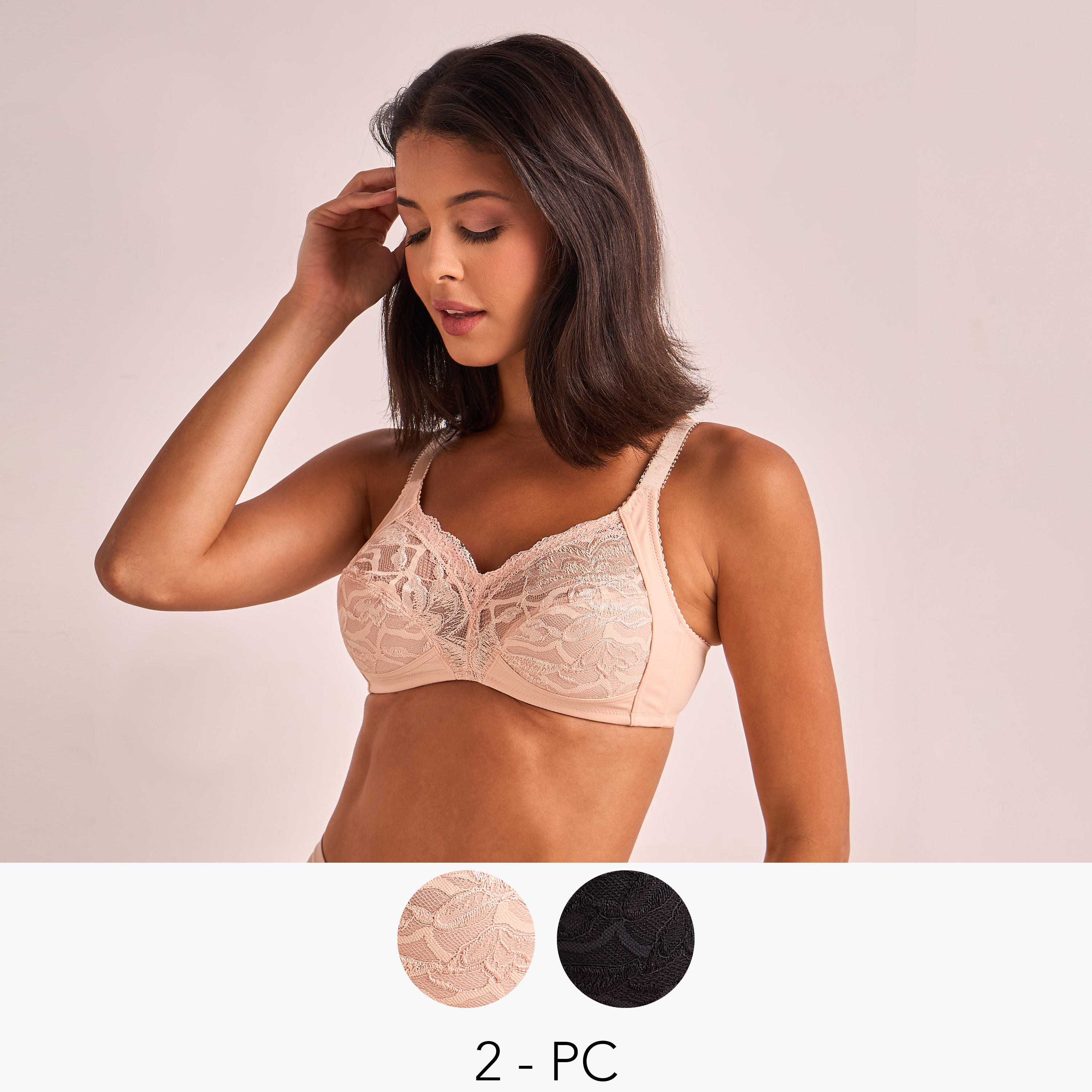 2-Pack Non-Wired Bra with Antibacterial Protection-women-clothing-lingerie-bras-image-1