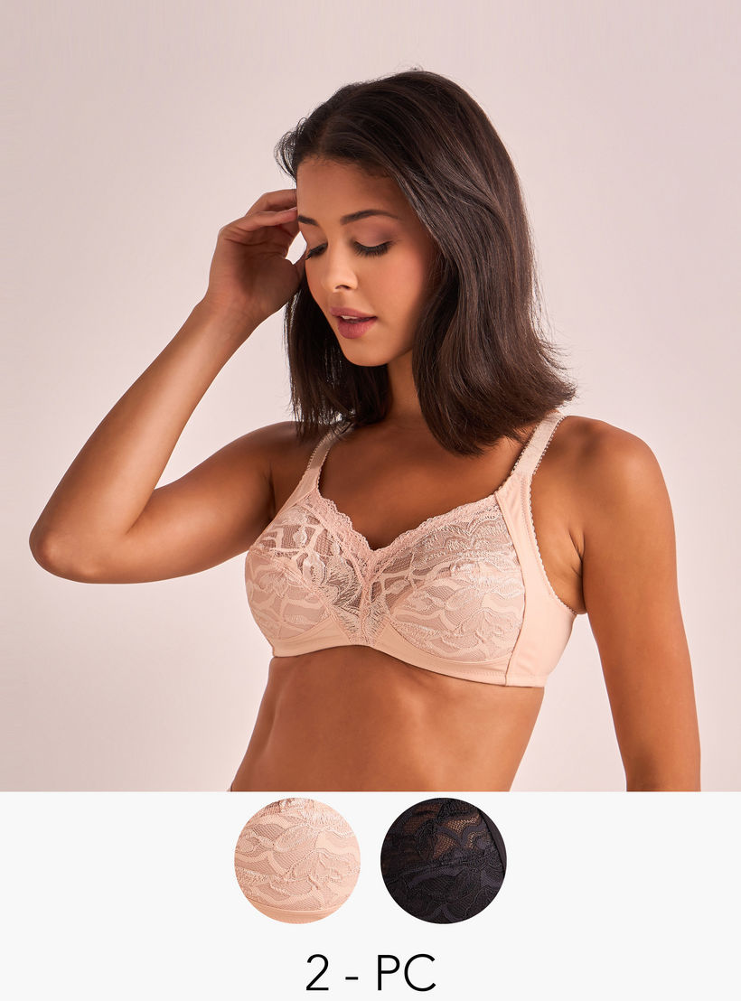 Splash Intimates 2-Pack Non-Wired Bra with Antibacterial Protection-women-clothing-lingerie-bras-image-1