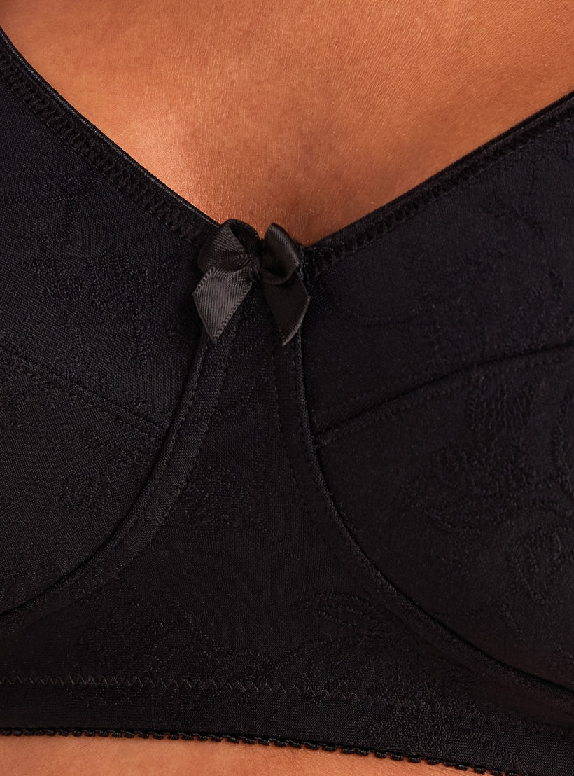 Splash Intimates Jacquard Lightly Padded Non-Wired Bra -women-clothing-lingerie-bras-image-1