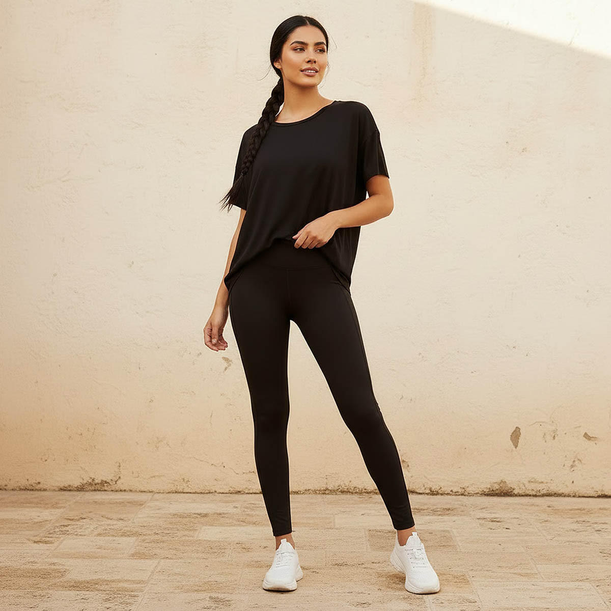 تيشيرت بوكسي فائق المرونة للنساء-women-clothing-tshirts-image-3