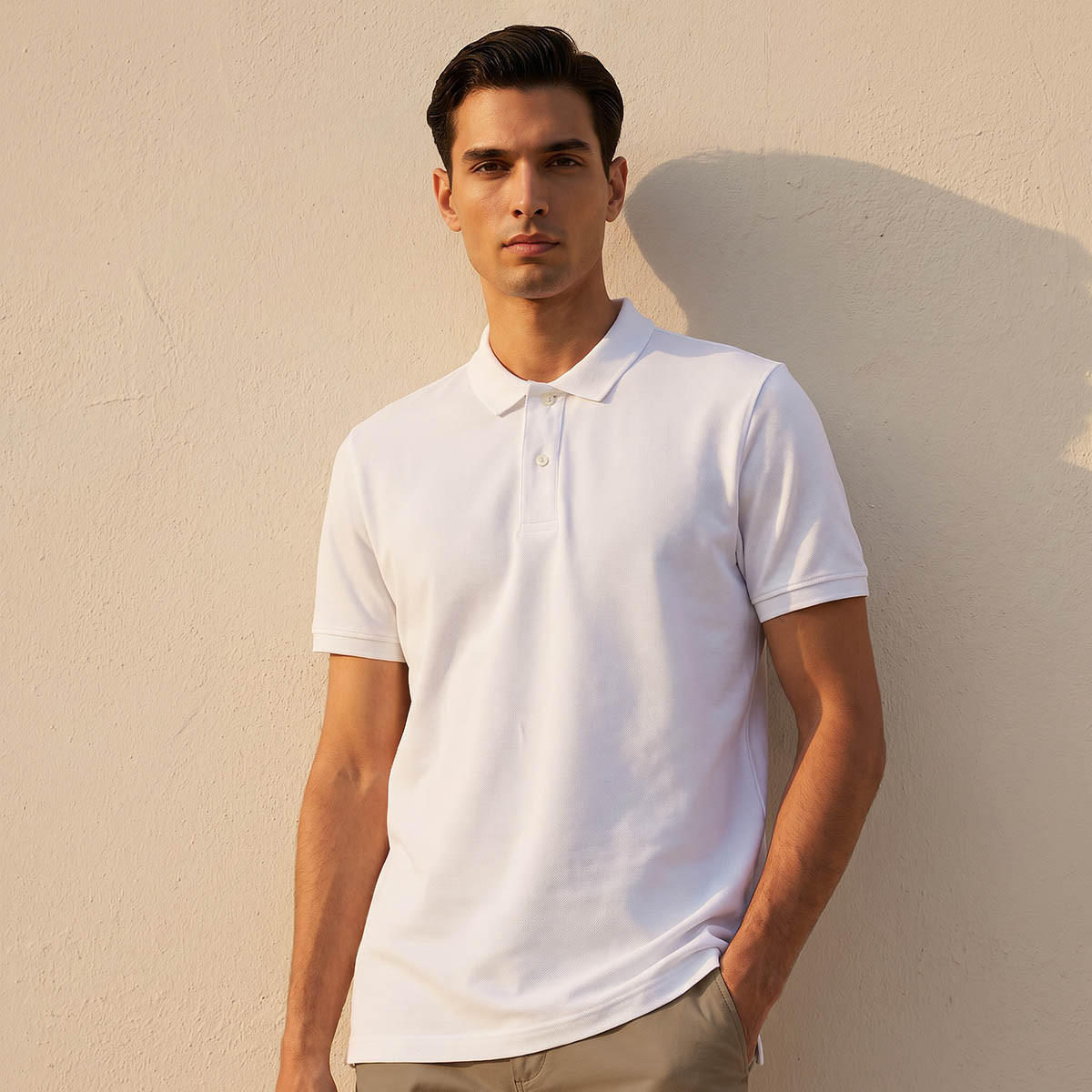 تيشيرت بولو رجالي ناعم بأكمام قصيرة-men-clothing-tshirtsandpolos-polos-image-1