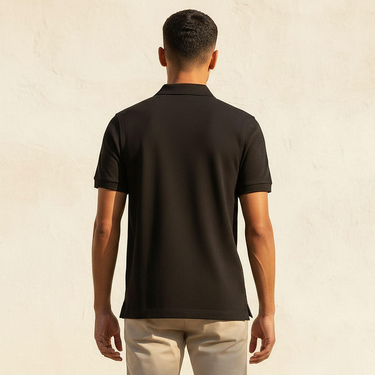 Splash Basic Short Sleeves Textured Polo T-shirt-men-clothing-tshirtsandpolos-polos-image-4