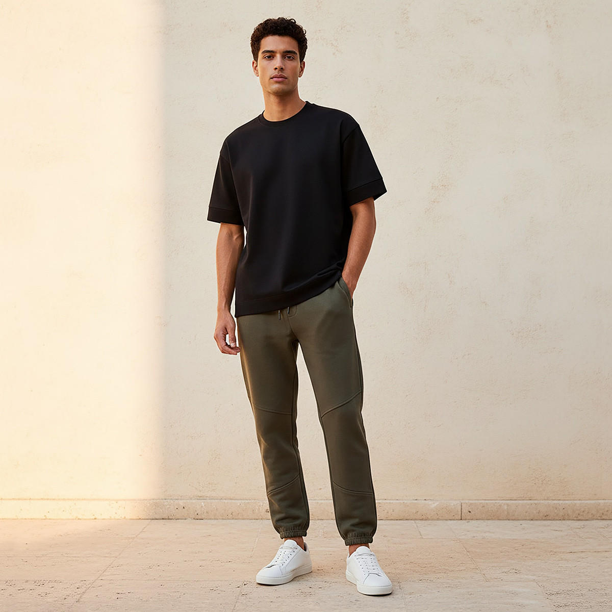 Men Regular Fit Crew Neck Short Sleeves T-shirt-men-clothing-tshirtsandpolos-tshirts-image-3