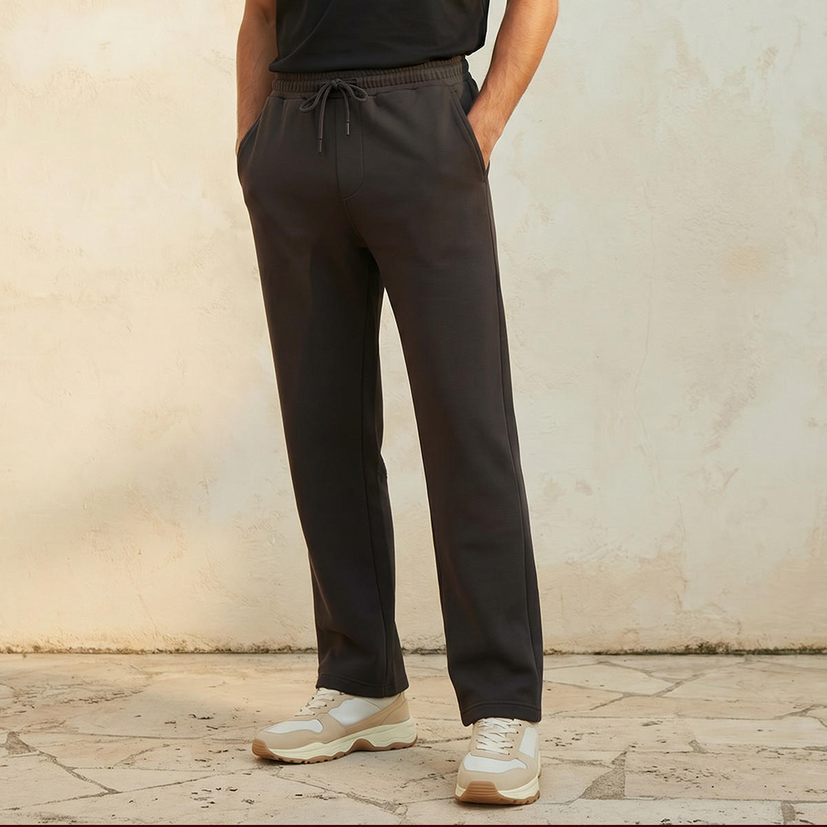 Men Straight Fit Joggers-men-clothing-bottoms-joggers-image-1