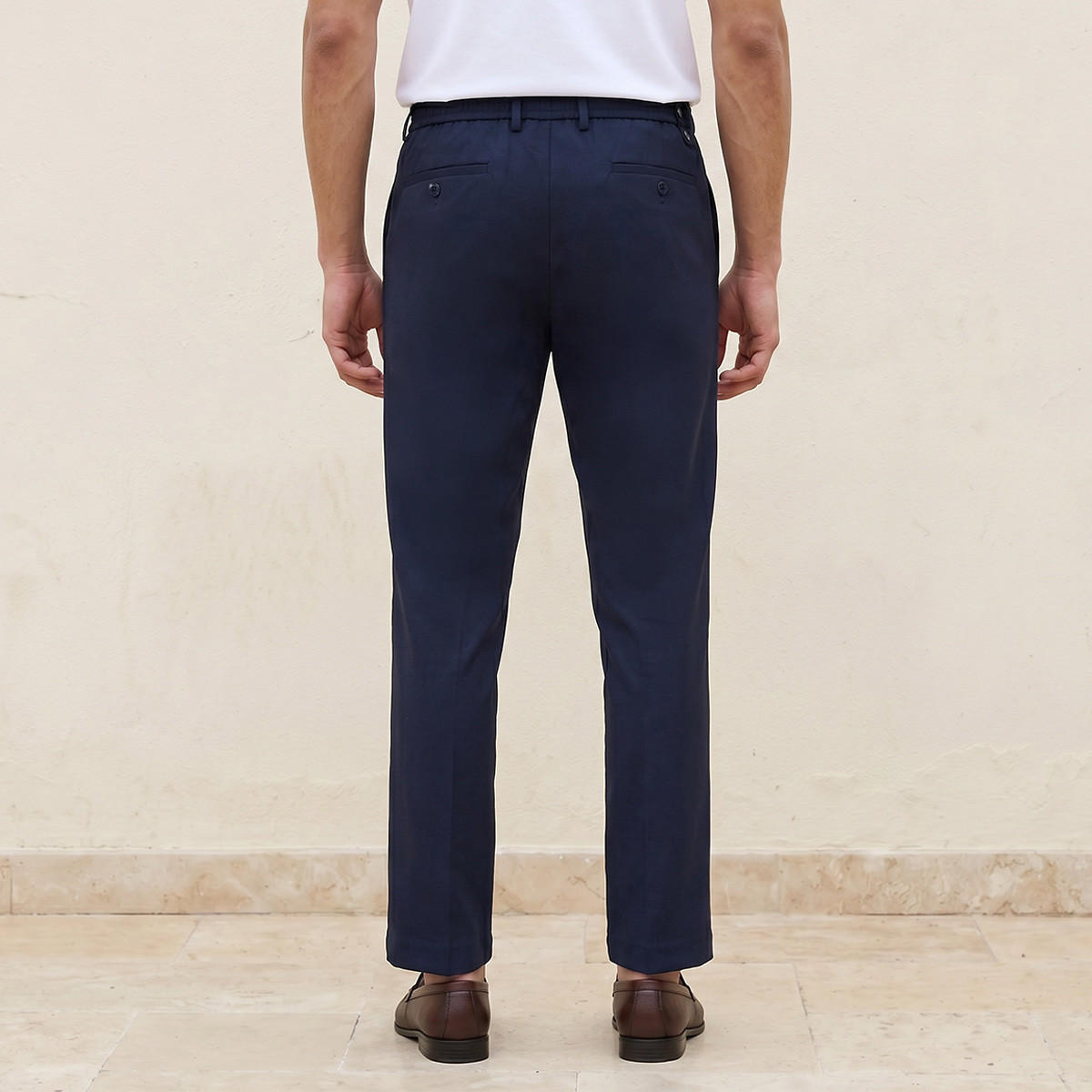 بنطلون رسمي بقصة عادية-men-clothing-bottoms-trousersandchinos-trousers-image-4