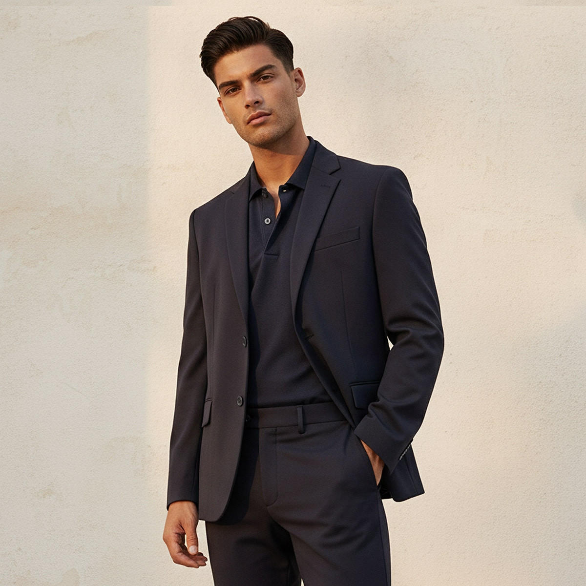 Regular Fit Notch Lapel Blazer-men-clothing-jacketsandblazers-blazers-image-1