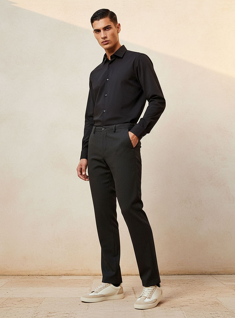 بنطلون رسمي بقصة عاديّة-men-clothing-bottoms-trousersandchinos-trousers-image-3