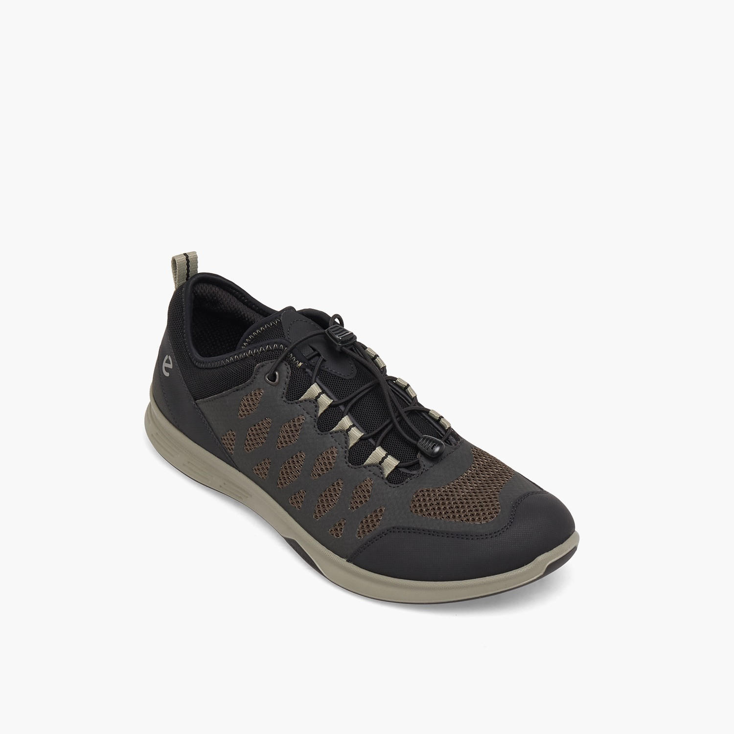 Ecco Men Textured Cord Lock Ankle Sneakers-men-shoes-sneakers-image-2