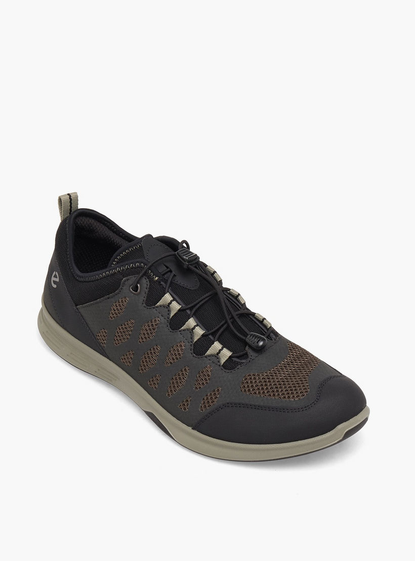 Ecco Men Textured Cord Lock Ankle Sneakers-men-shoes-sneakers-image-2