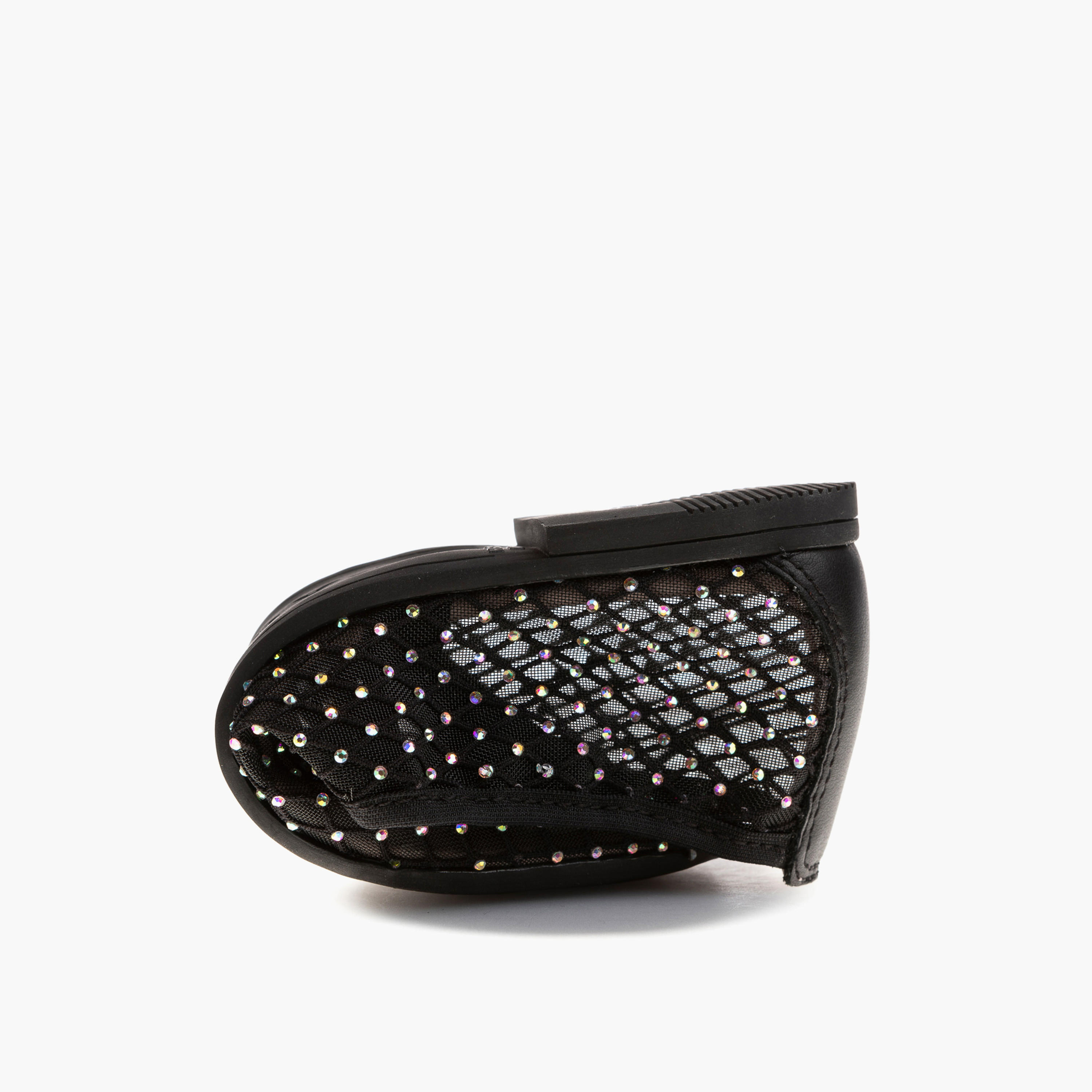 Pablosky Girls' Embellished Ballerina Shoes with Elasticated Strap-girls-shoes-ballerinas-image-6