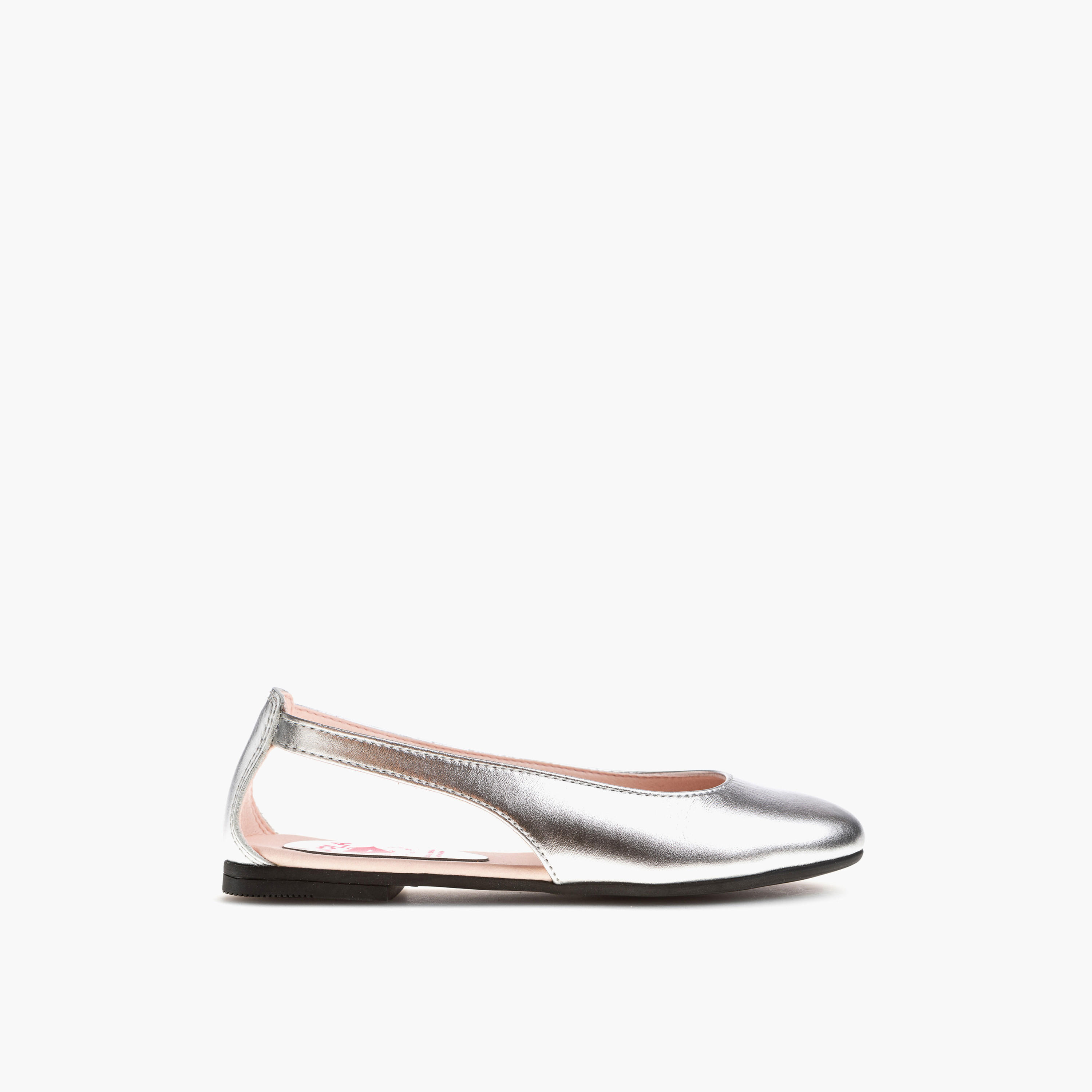 Pablosky Girls' Slip-On Ballerina Shoes-girls-shoes-ballerinas-image-2