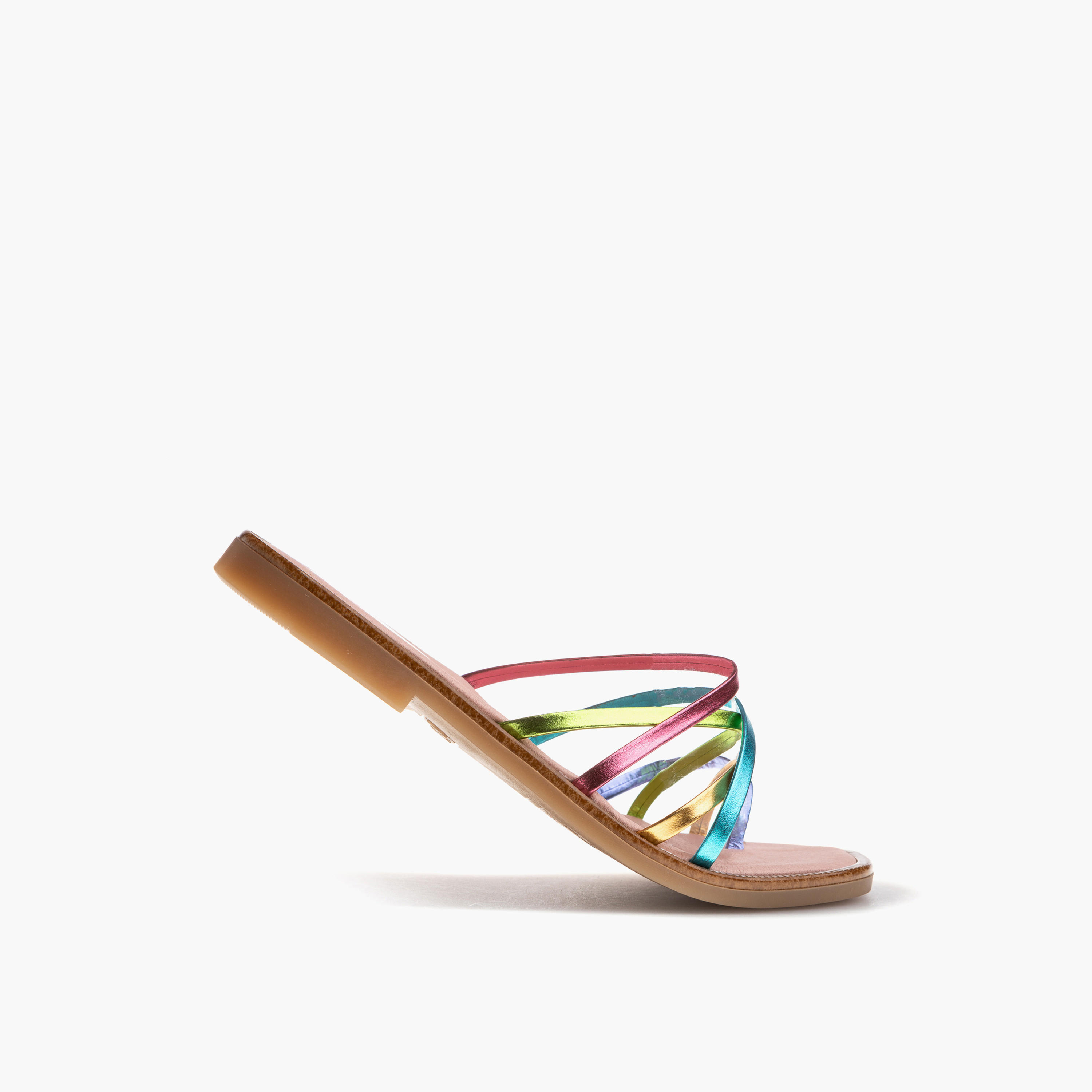 Pablosky Girls' Slip-On Cross Strap Sandals-girls-shoes-sandals-image-5