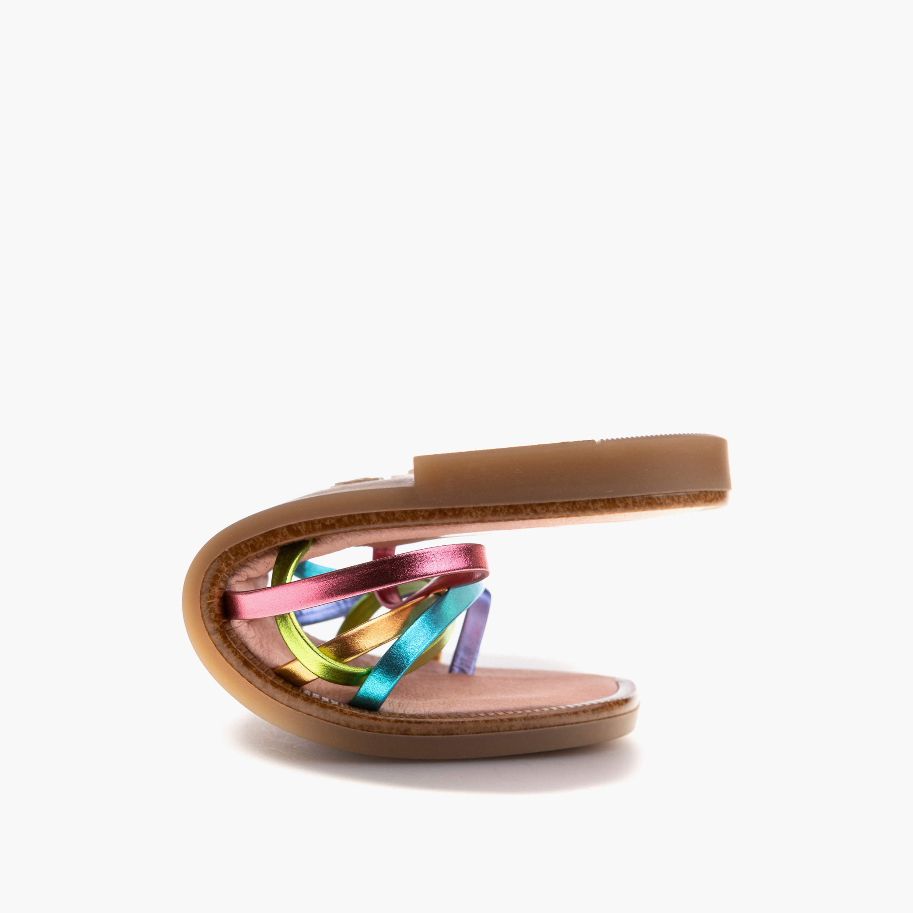 Pablosky Girls' Slip-On Cross Strap Sandals-girls-shoes-sandals-image-6