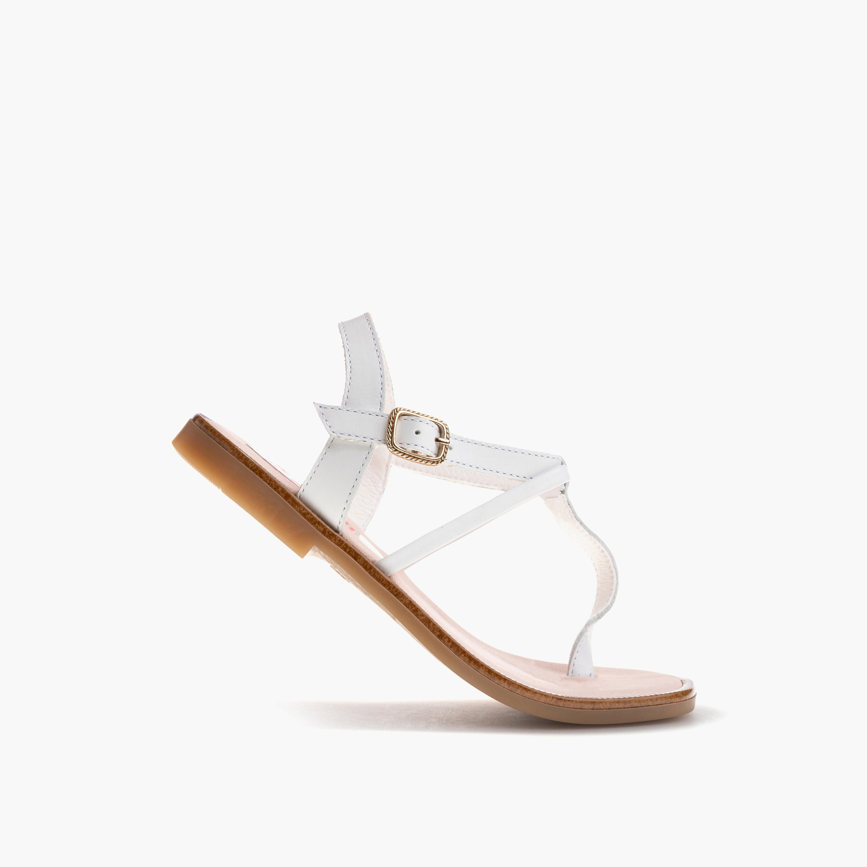 Pablosky Girls' Strap Sandals with Buckle Closure-girls-shoes-sandals-image-5