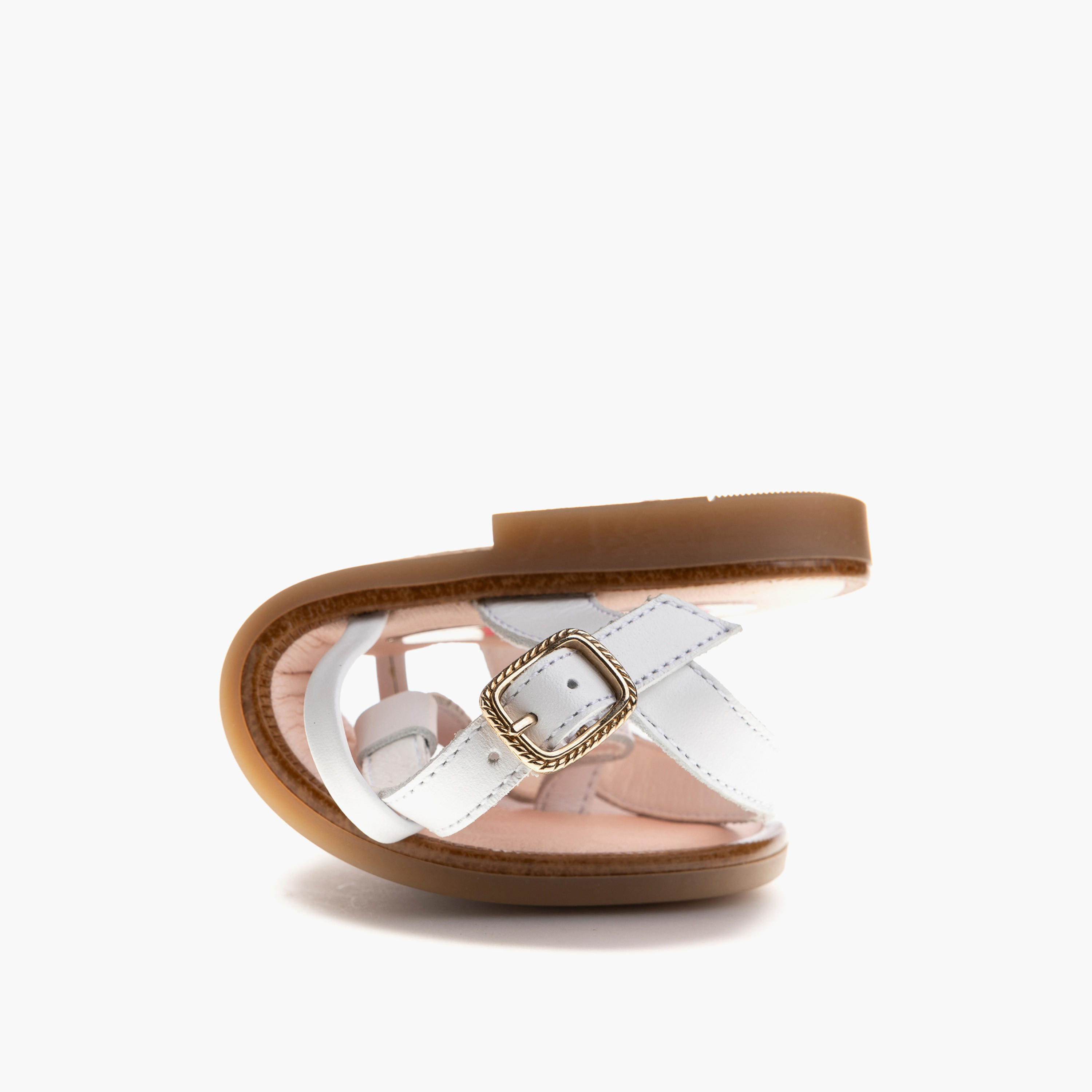Pablosky Girls' Strap Sandals with Buckle Closure-girls-shoes-sandals-image-6