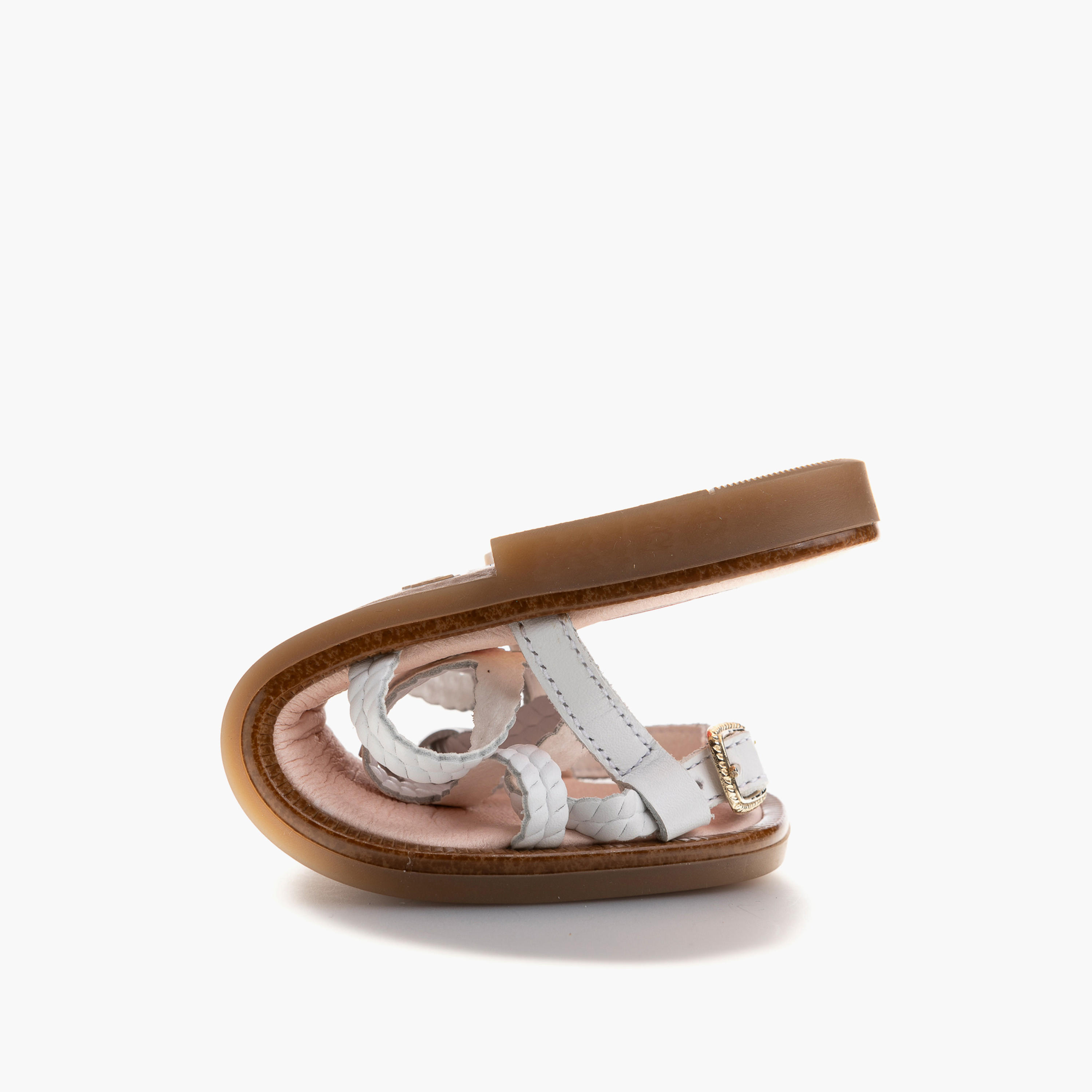 Pablosky Girls' Strap Sandals with Buckle Closure-girls-shoes-sandals-image-6