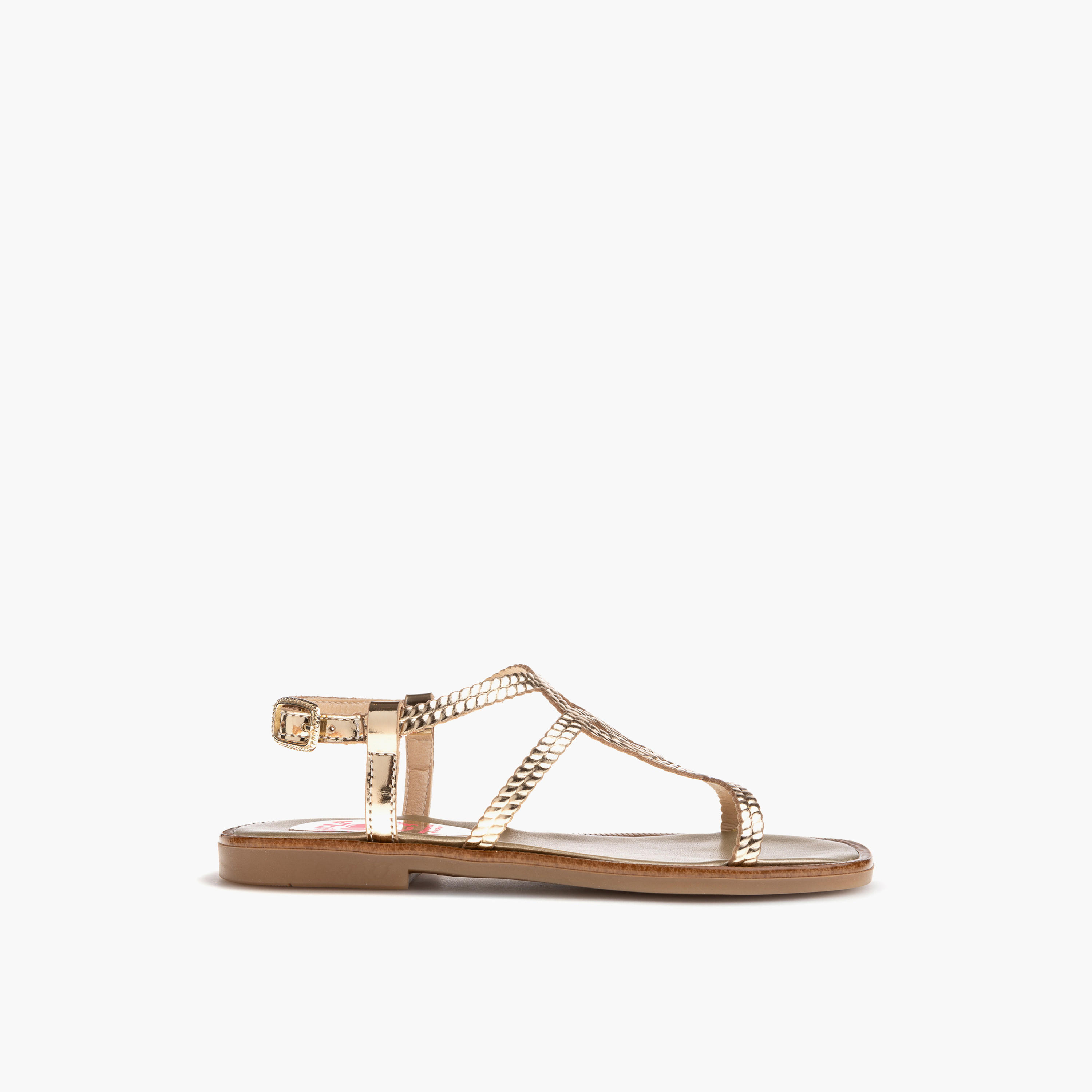Pablosky Girls' Strap Sandals with Buckle Closure-girls-shoes-sandals-image-2