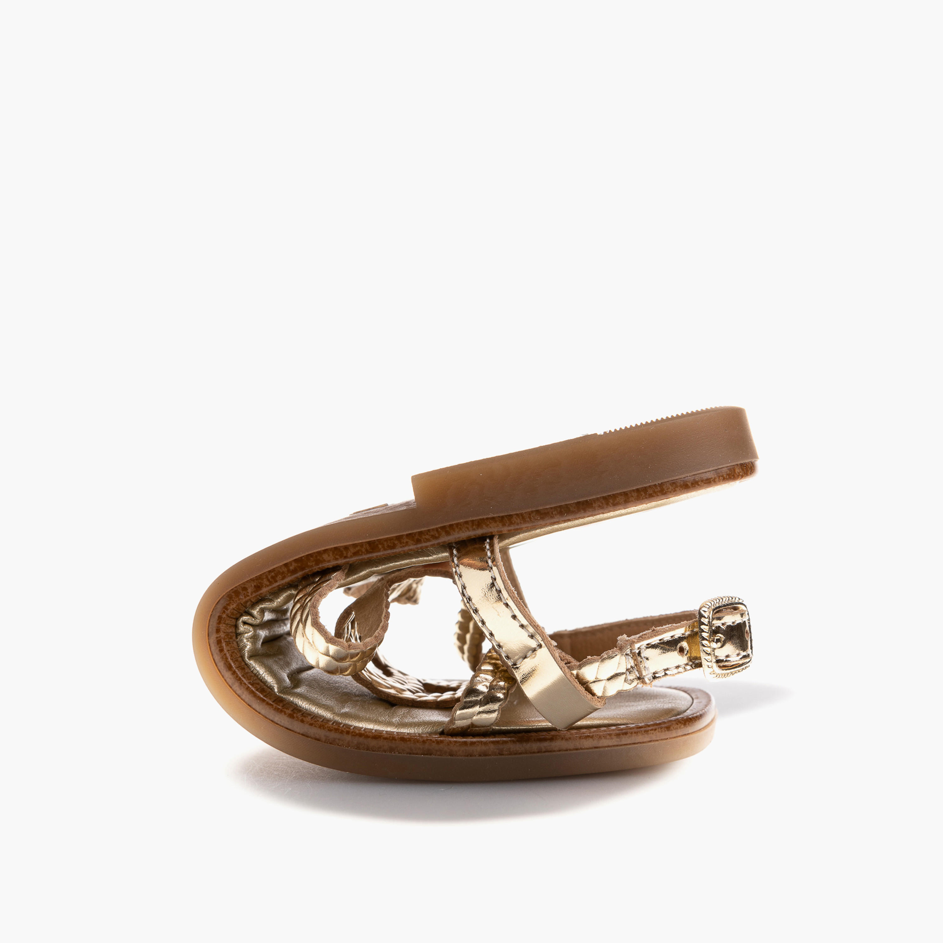 Pablosky Girls' Strap Sandals with Buckle Closure-girls-shoes-sandals-image-6