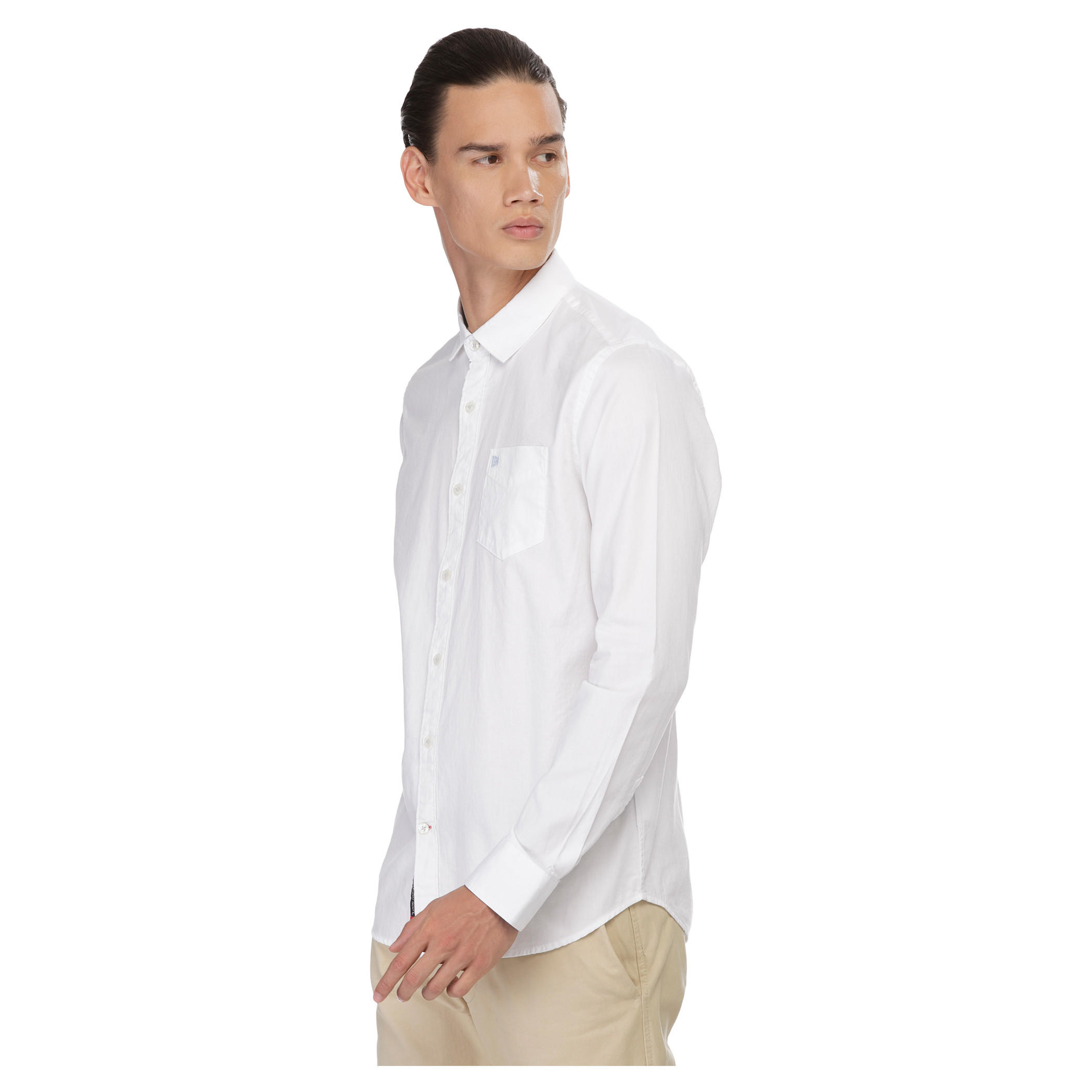 Being Human Solid Colour Shirt-men-clothing-shirts-image-3