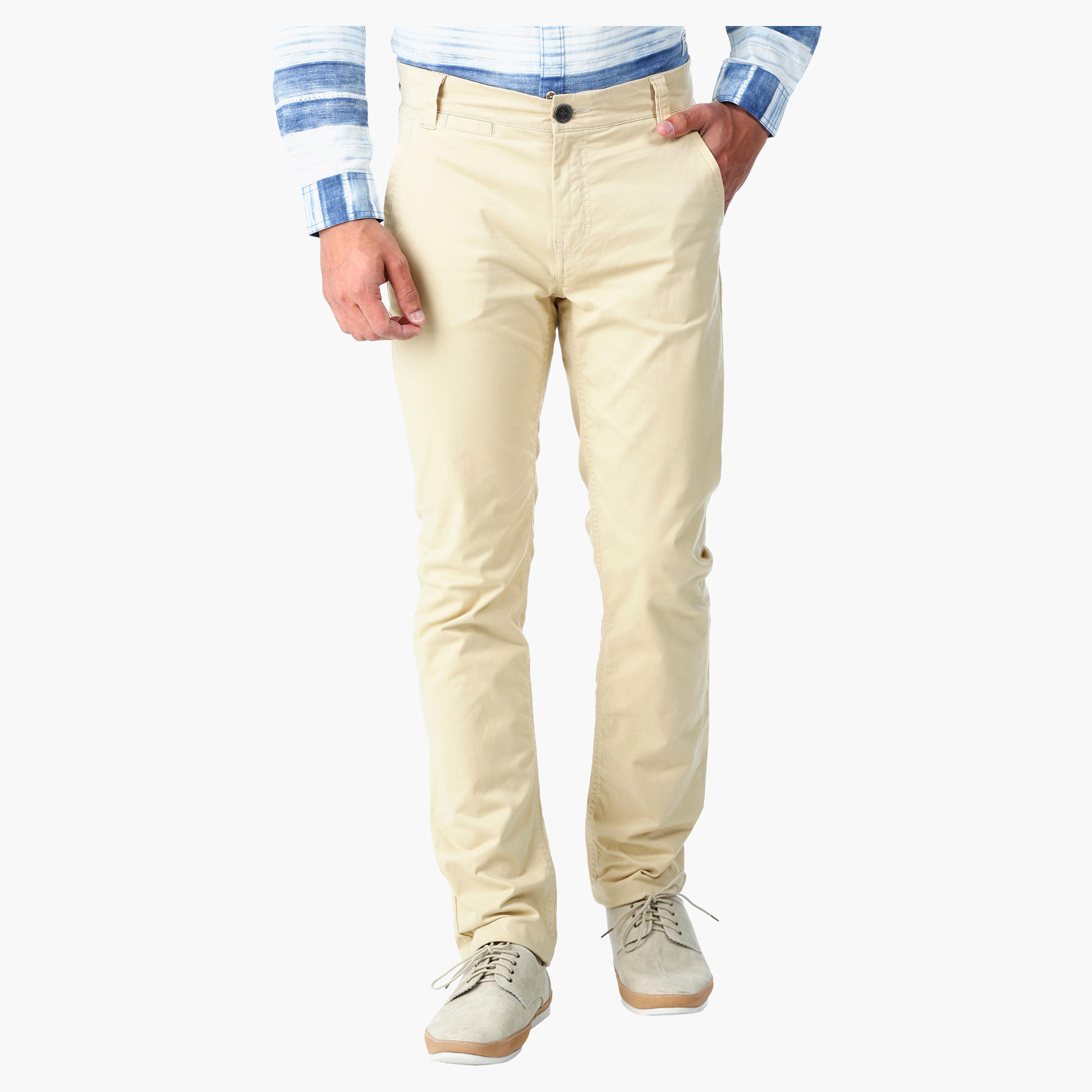 Being Human Casual Chinos in Regular Fit-men-clothing-bottoms-trousersandchinos-trousers-image-1
