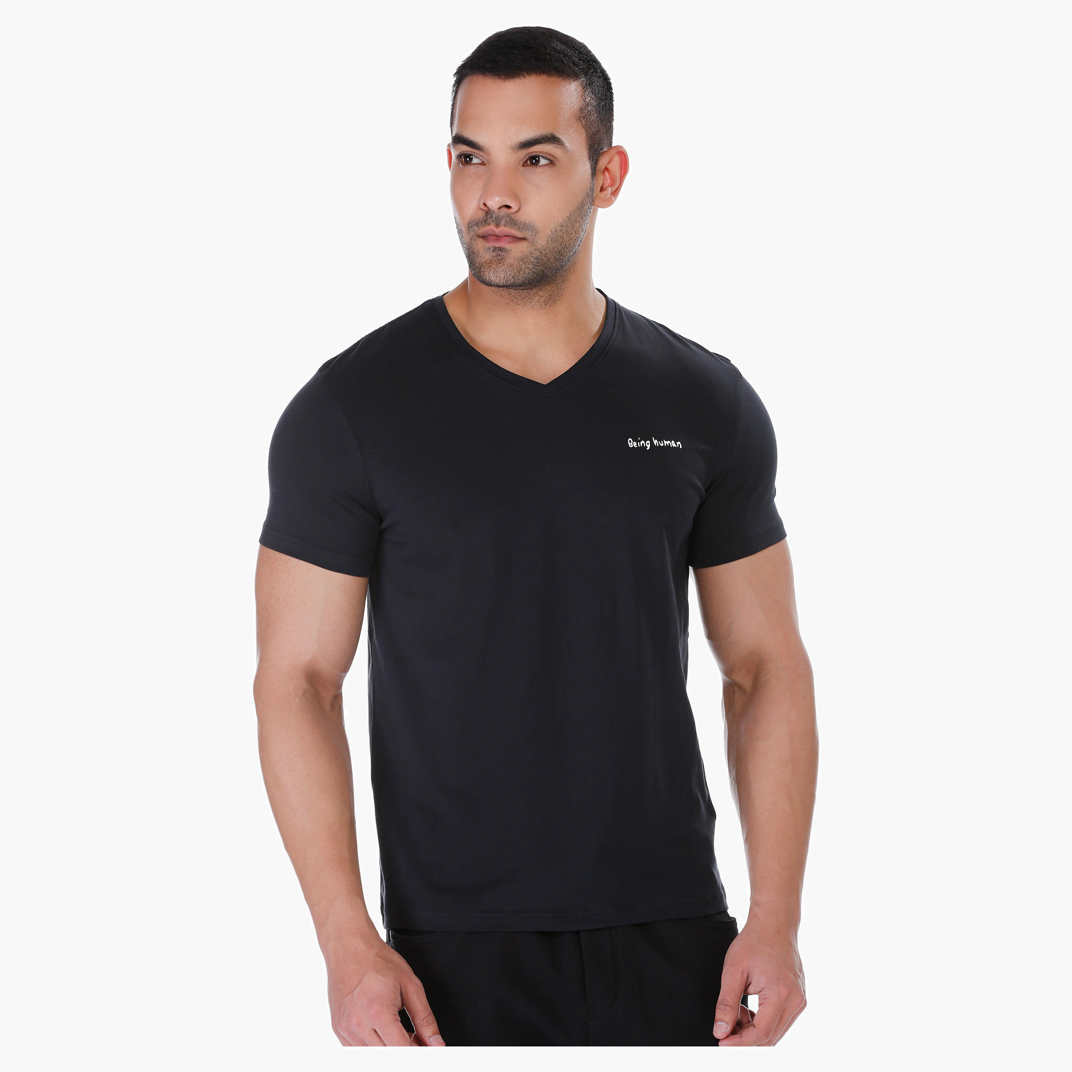 Being Human Solid Colour T-shirt-men-clothing-tshirtsandpolos-tshirts-image-10