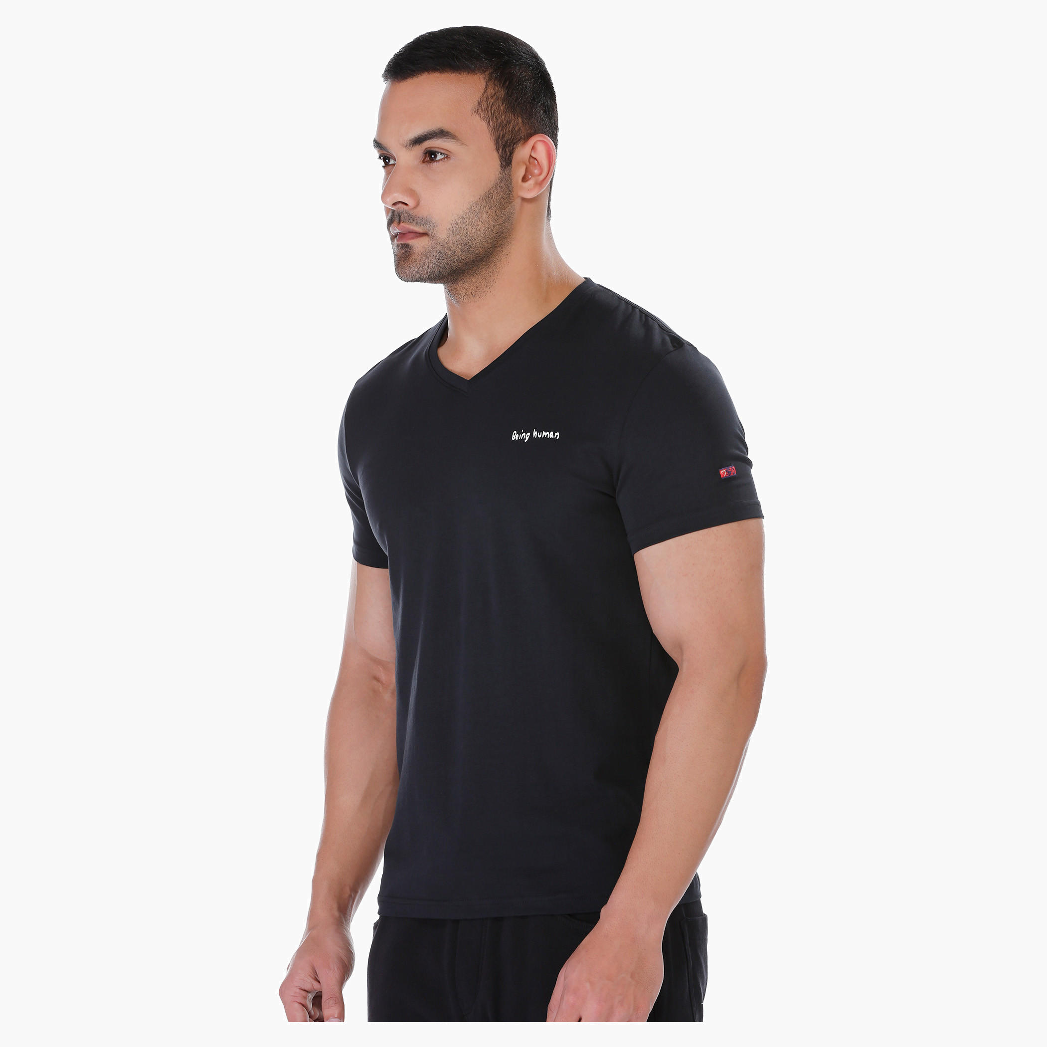 Being Human Solid Colour T-shirt-men-clothing-tshirtsandpolos-tshirts-image-3