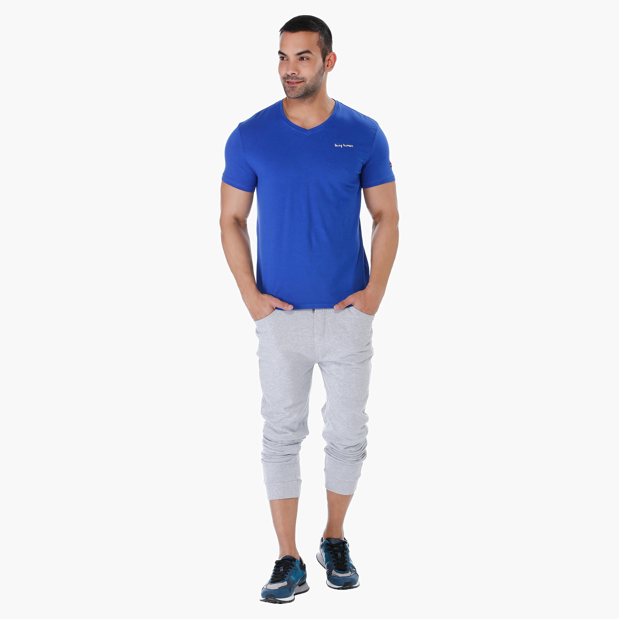Being Human Solid Colour T-shirt-men-clothing-tshirtsandpolos-tshirts-image-1