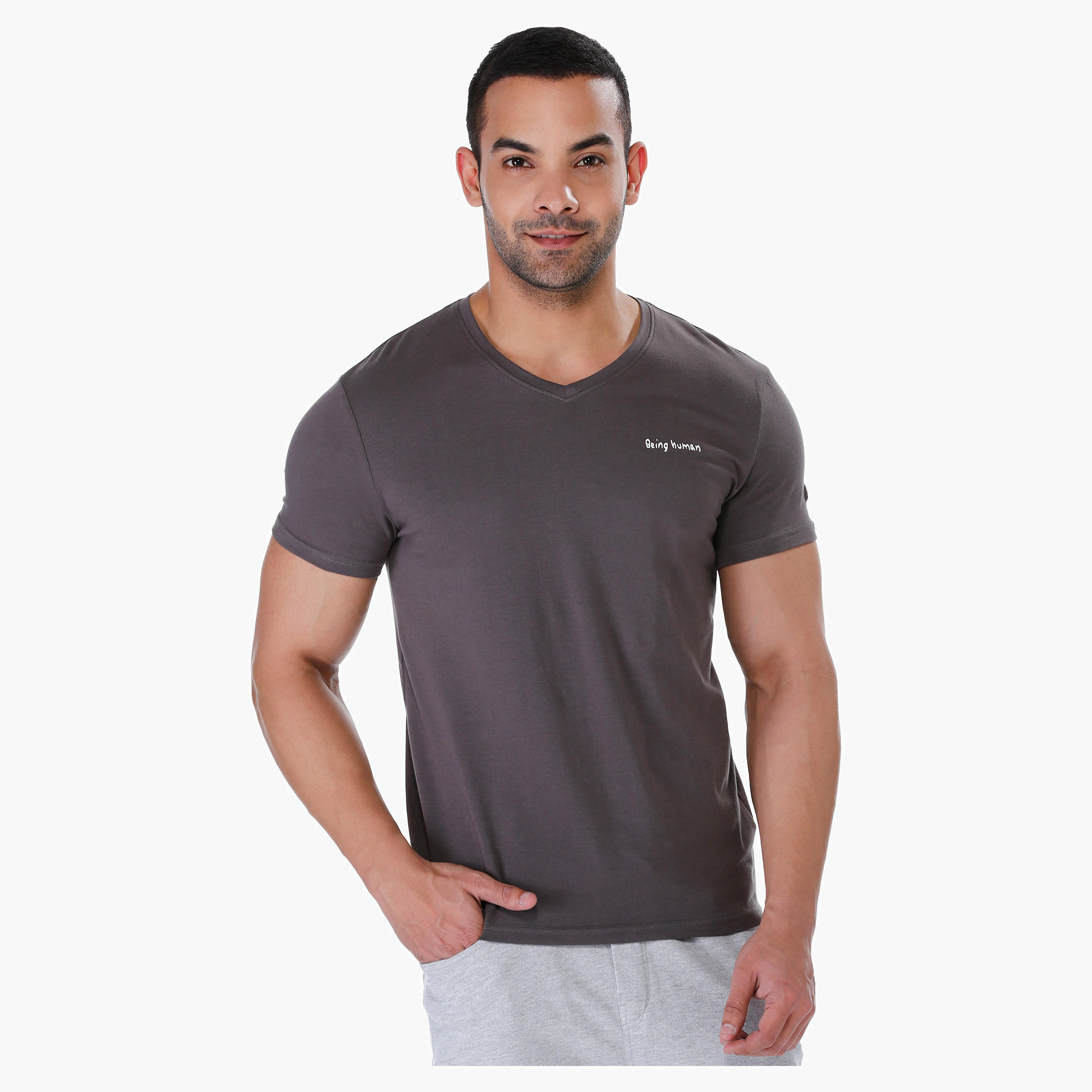 Being Human Solid Colour T-shirt-men-clothing-tshirtsandpolos-tshirts-image-11