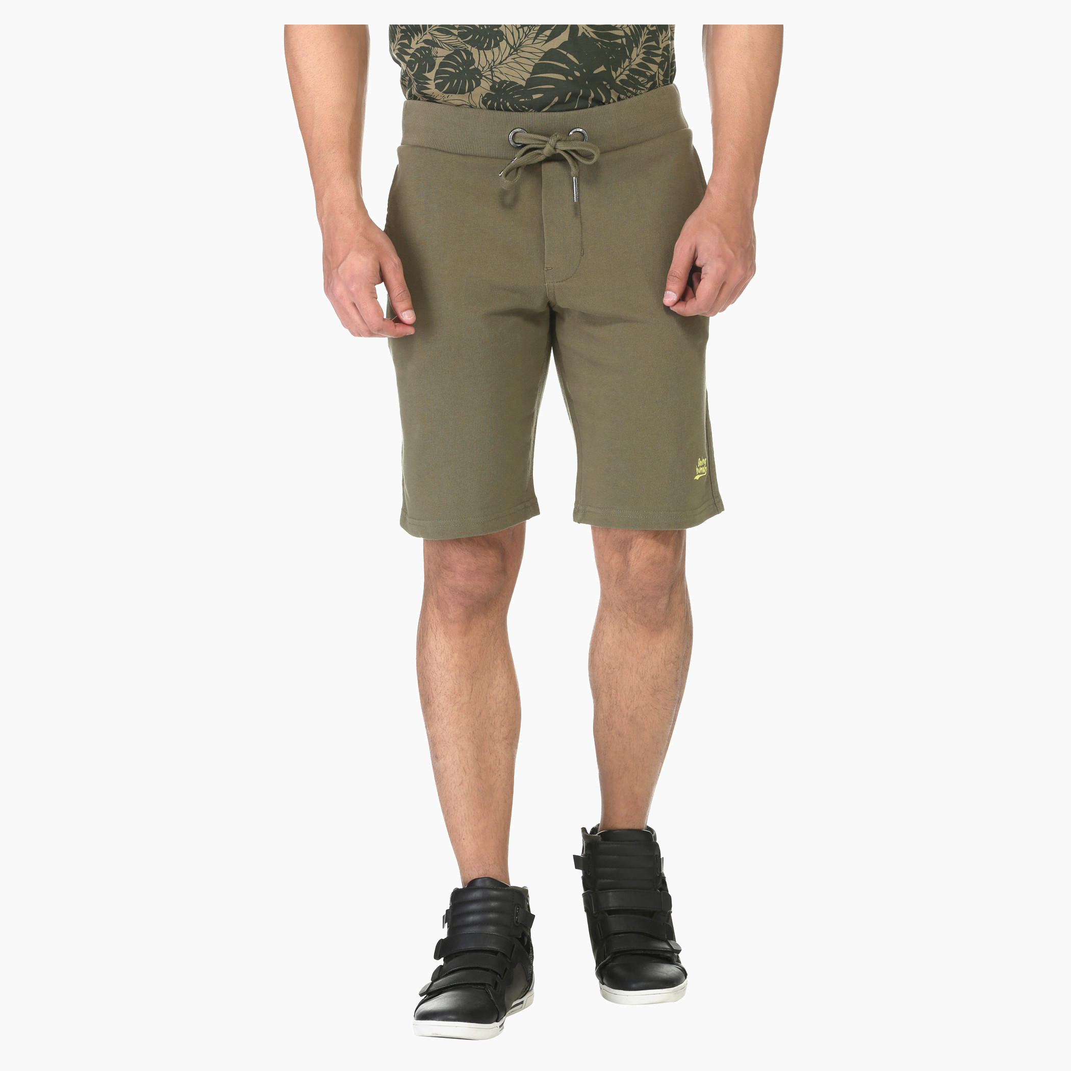 Being Human Solid Colour Shorts-men-clothing-bottoms-shorts-image-5