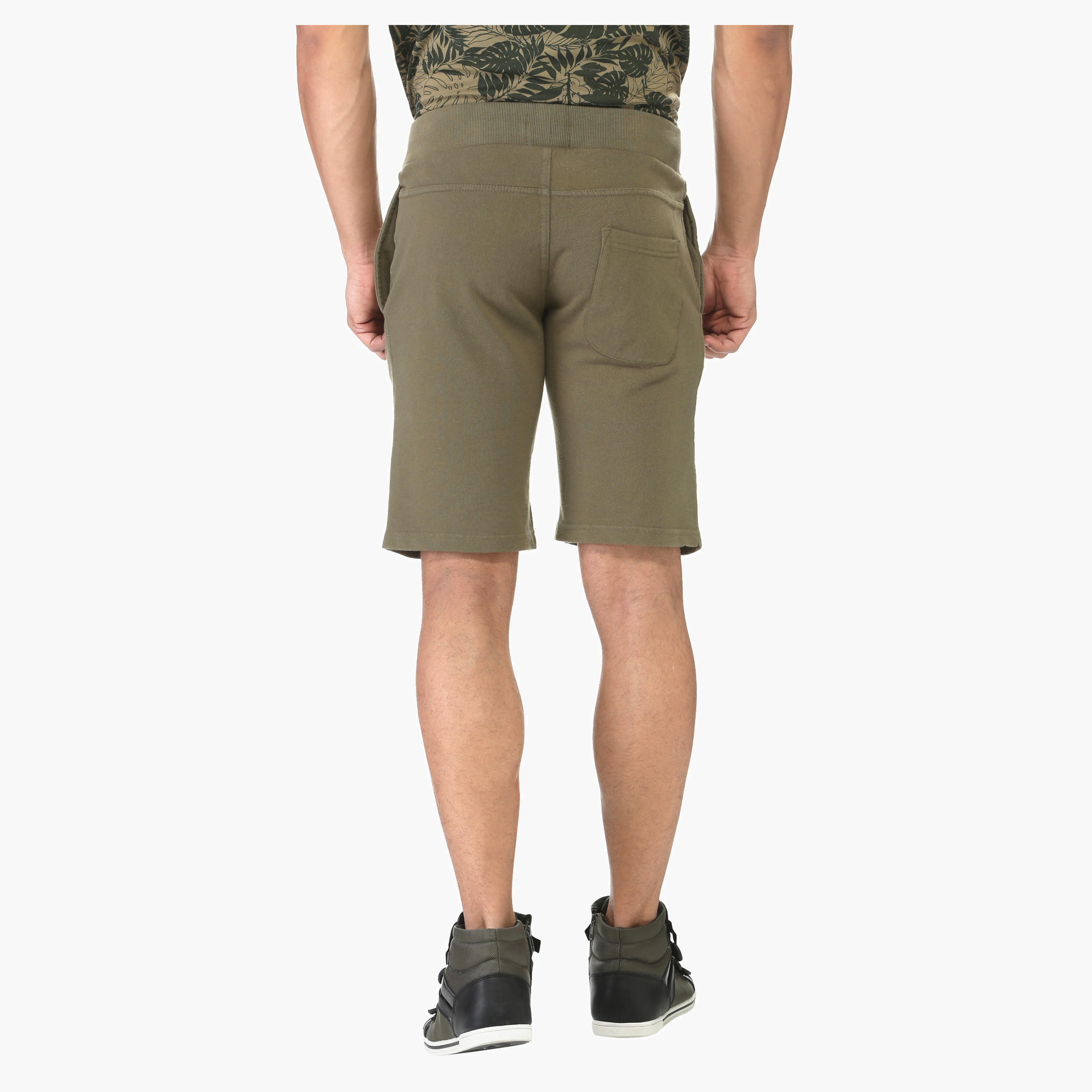 Being Human Solid Colour Shorts-men-clothing-bottoms-shorts-image-4