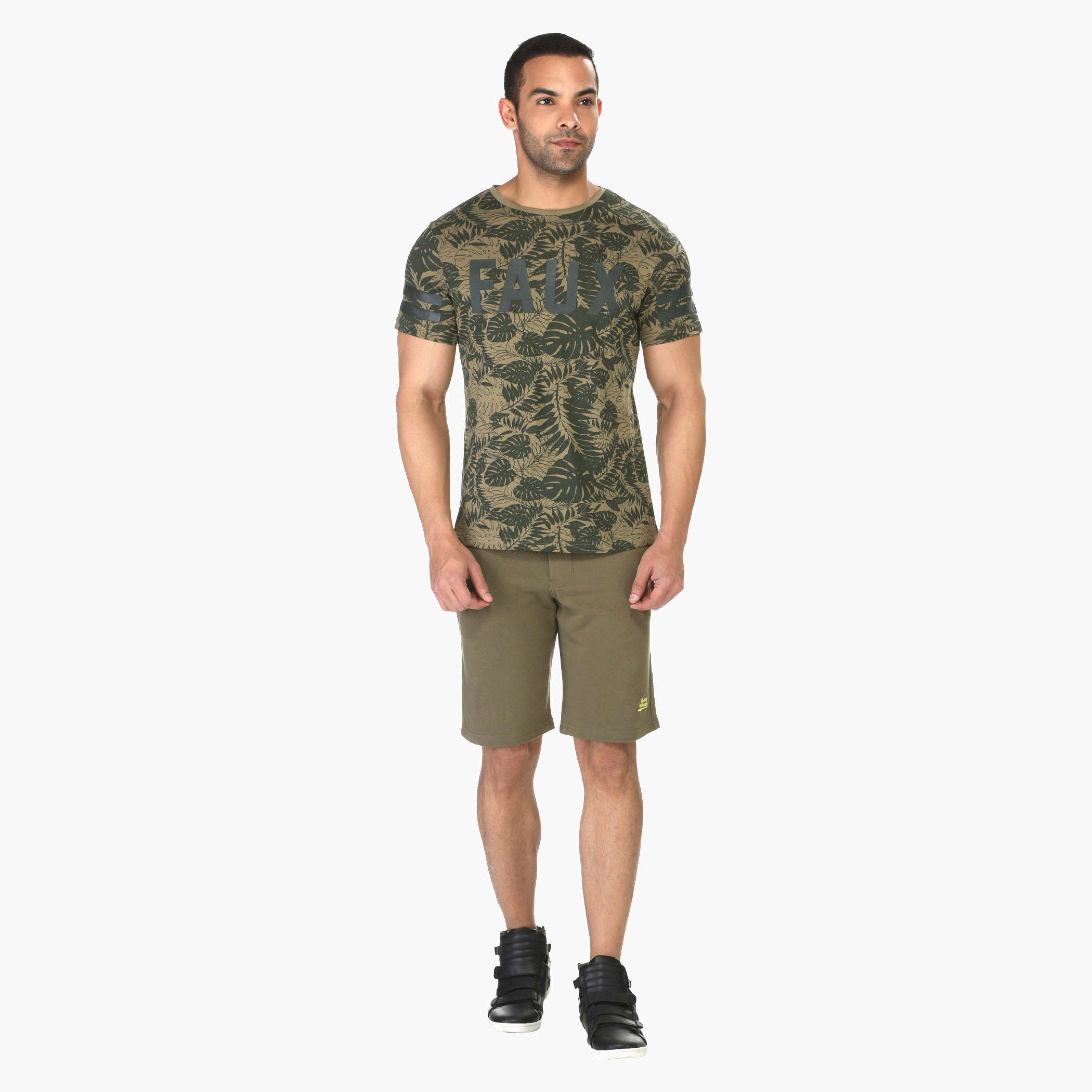 Being Human Solid Colour Shorts-men-clothing-bottoms-shorts-image-1