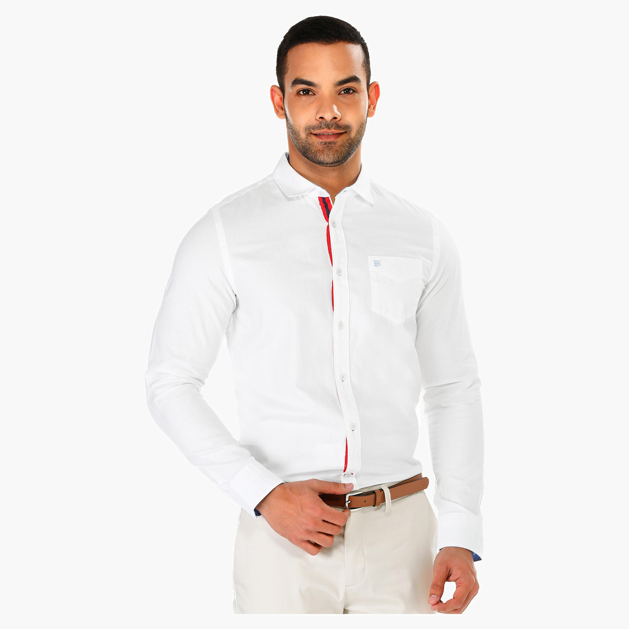 Being Human Solid Colour Shirt-men-clothing-shirts-image-1