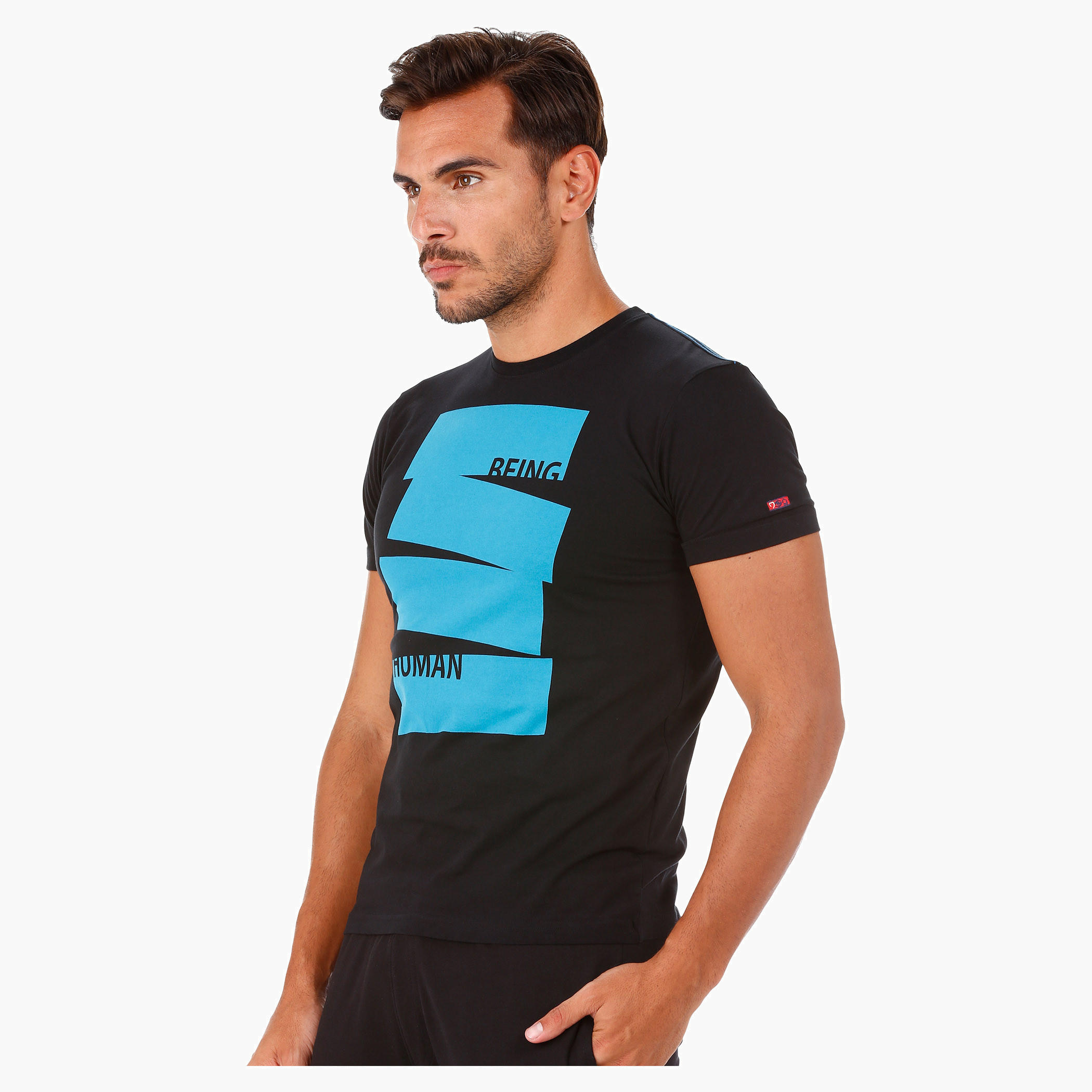 Being Human Printed Cotton T-Shirt in Short Sleeves-men-clothing-tshirtsandpolos-tshirts-image-3