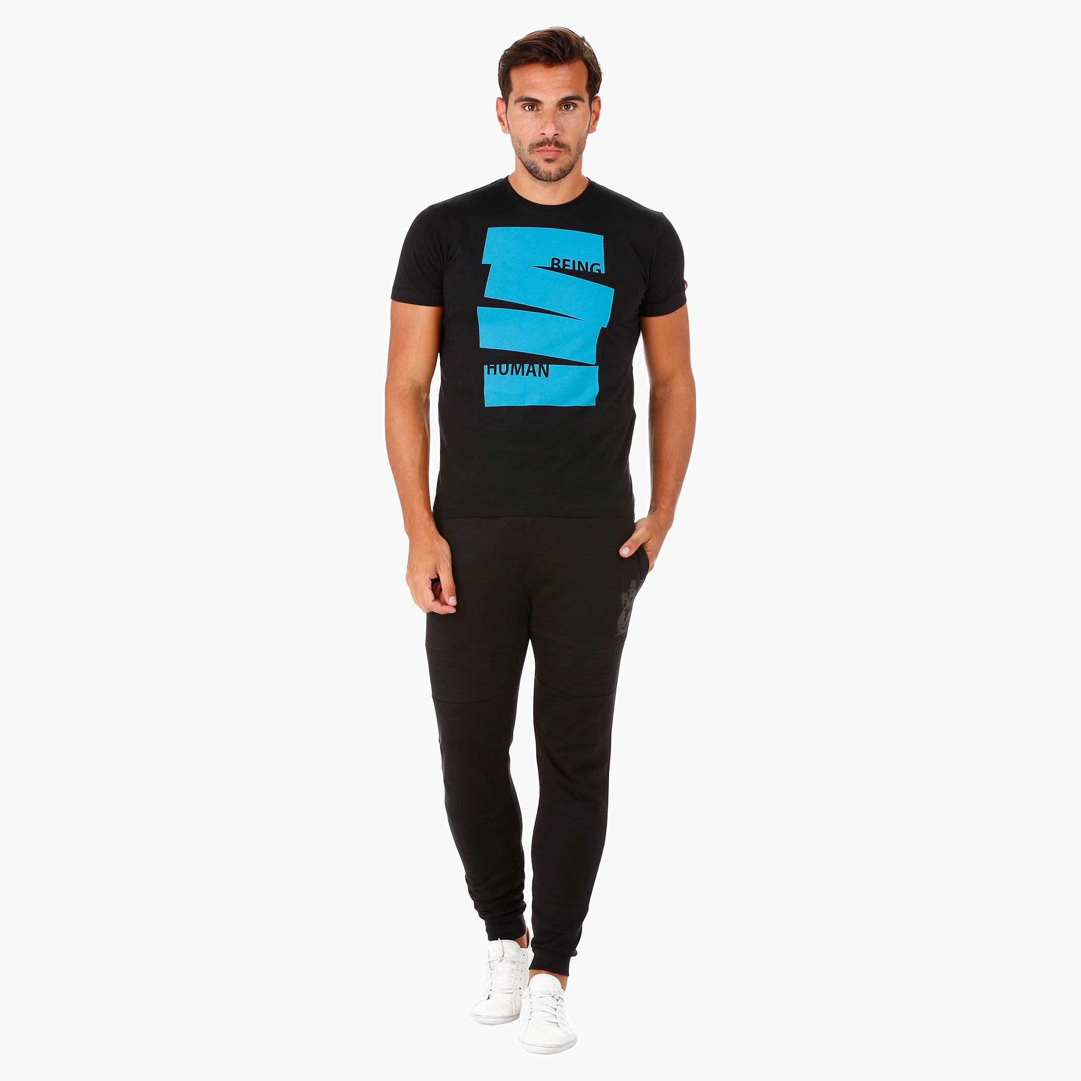 Being Human Printed Cotton T-Shirt in Short Sleeves-men-clothing-tshirtsandpolos-tshirts-image-5