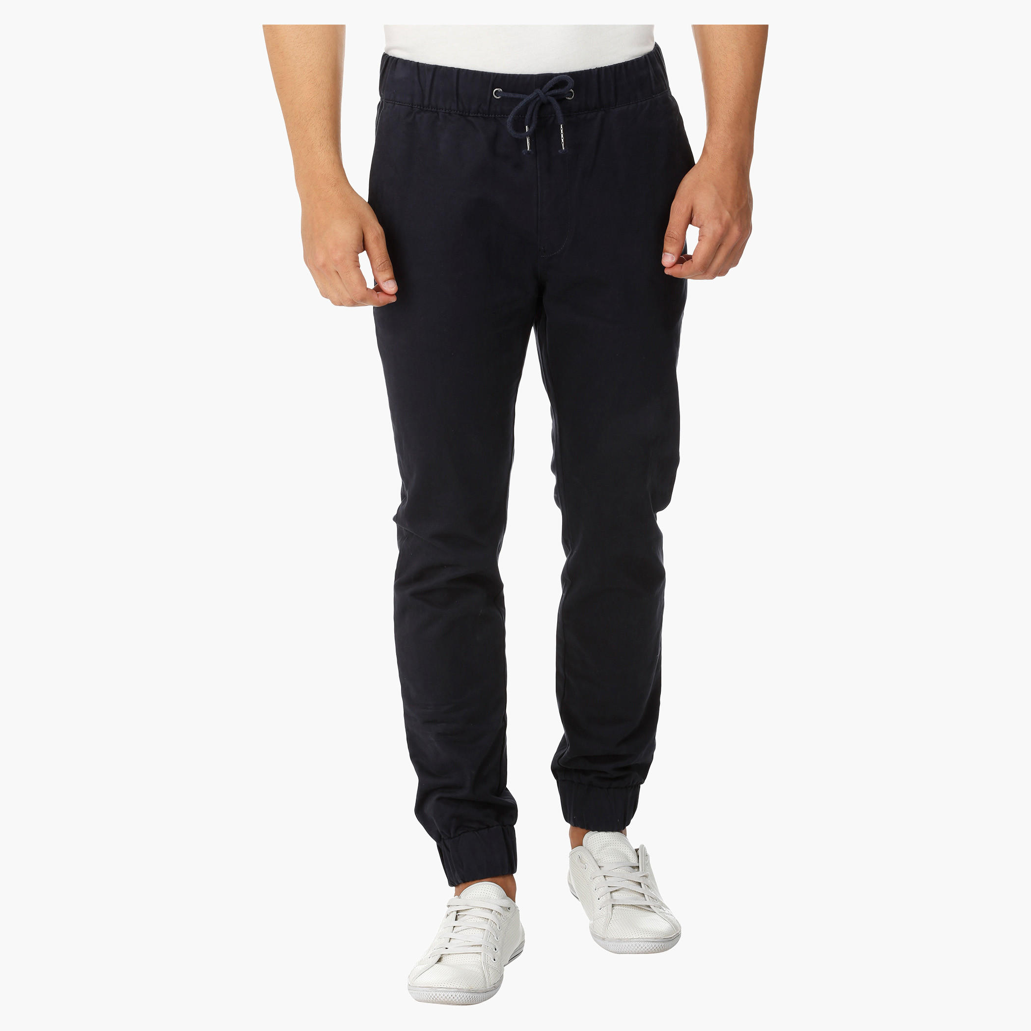 Being Human Cuffed Chinos-men-clothing-bottoms-joggers-image-1