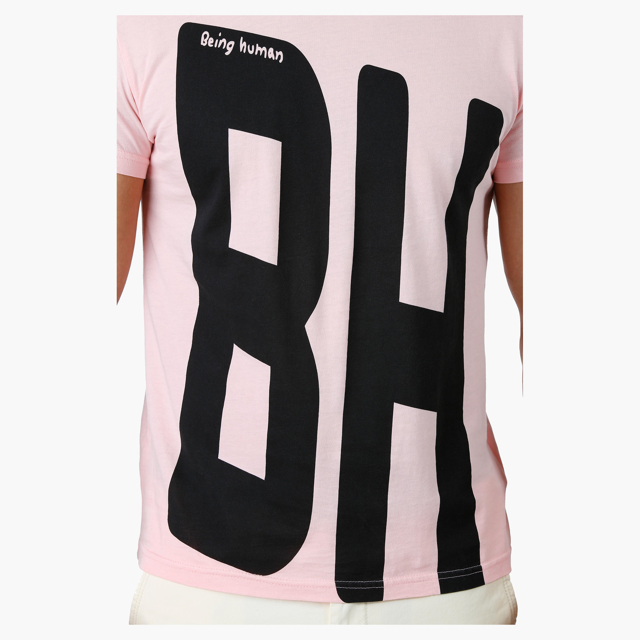 Being Human Graphic Print T-shirt with Crew Neck and Short Sleeves-men-clothing-tshirtsandpolos-tshirts-image-4