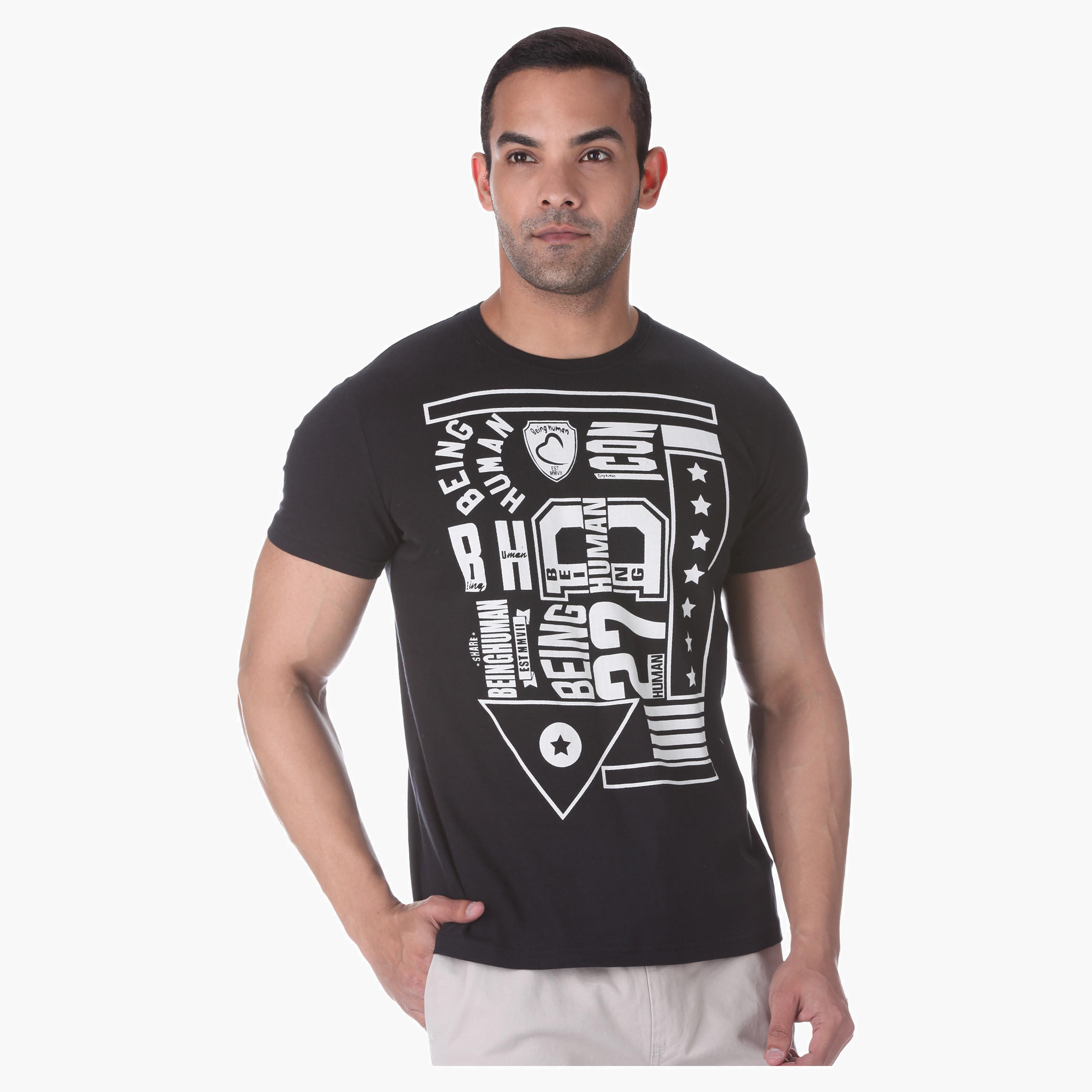 Being Human Crew Neck T-shirt-men-clothing-tshirtsandpolos-tshirts-image-1