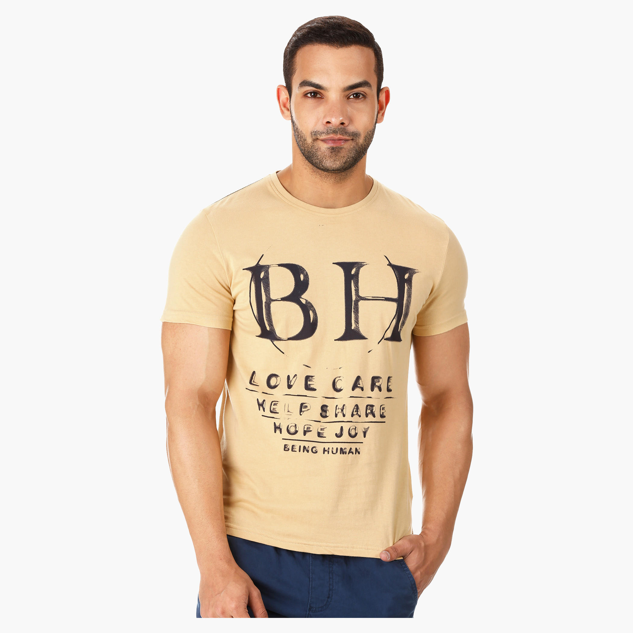 Being Human Crew Neck T-shirt-men-clothing-tshirtsandpolos-tshirts-image-1