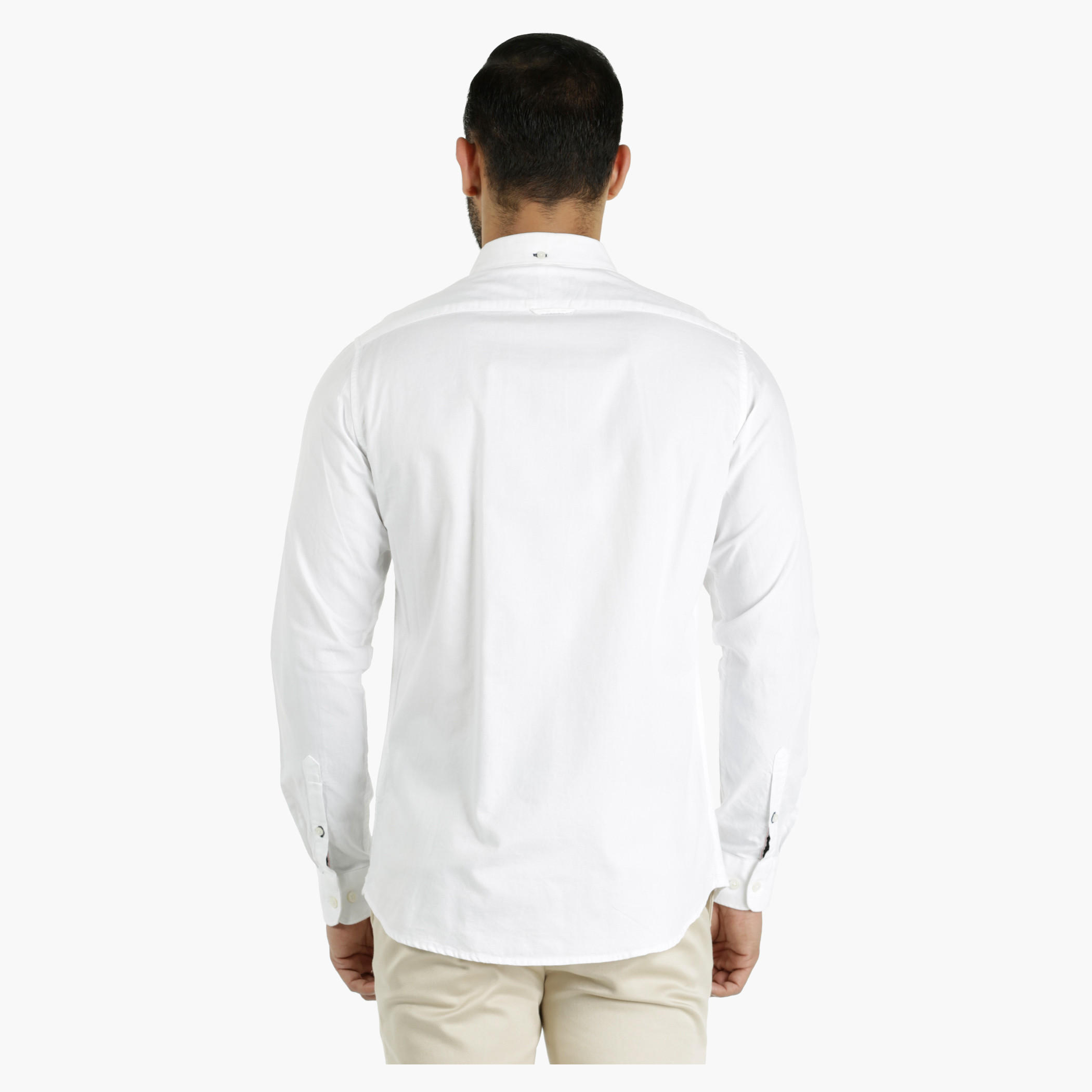 Being Human Long Cotton Shirt in Regular Fit-men-clothing-shirts-image-4